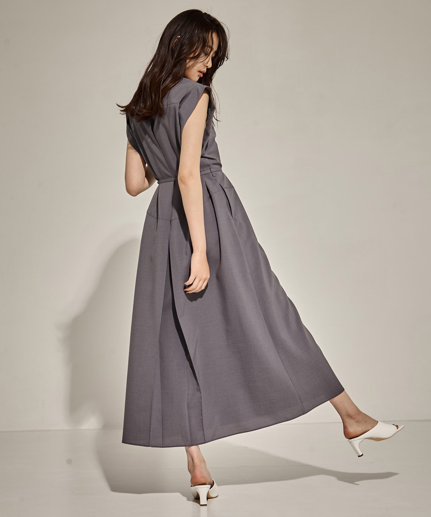 Back Tucked Dress STUDIOUS