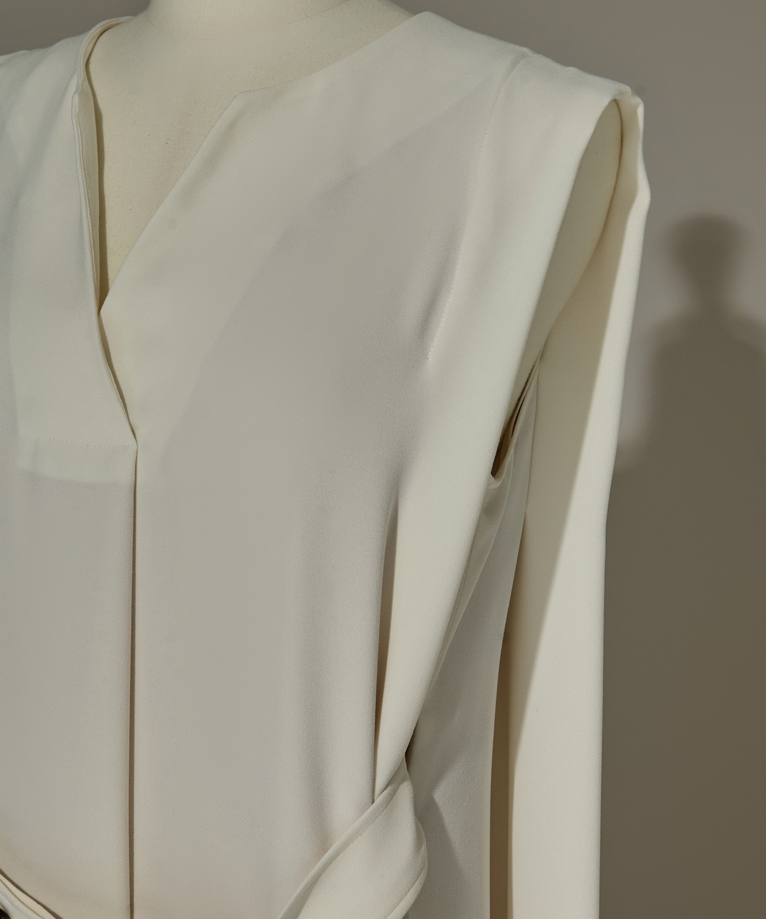 Back Satin Belted Dress STUDIOUS