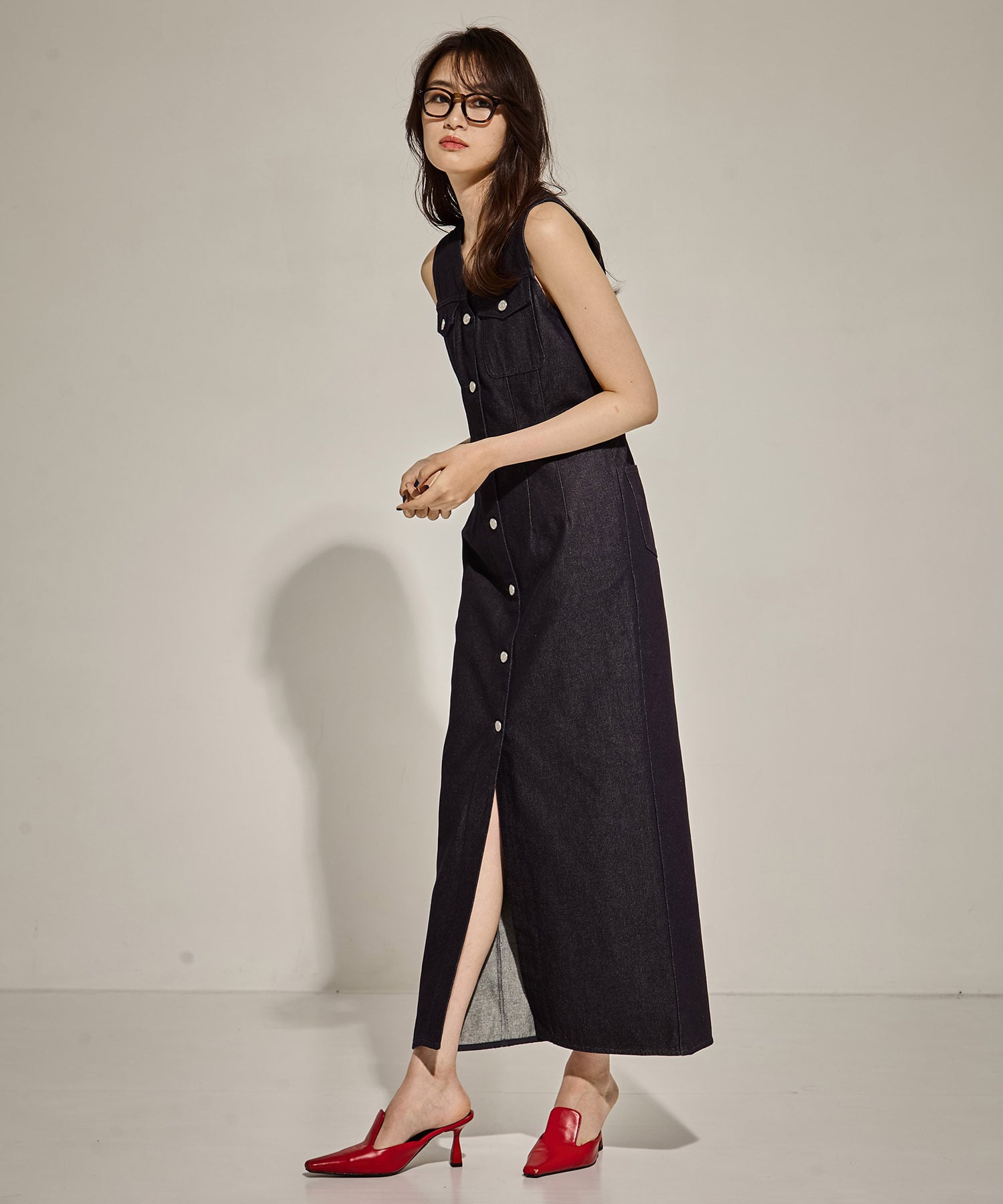 LADY DENIM N/S ONEPIECE CLANE