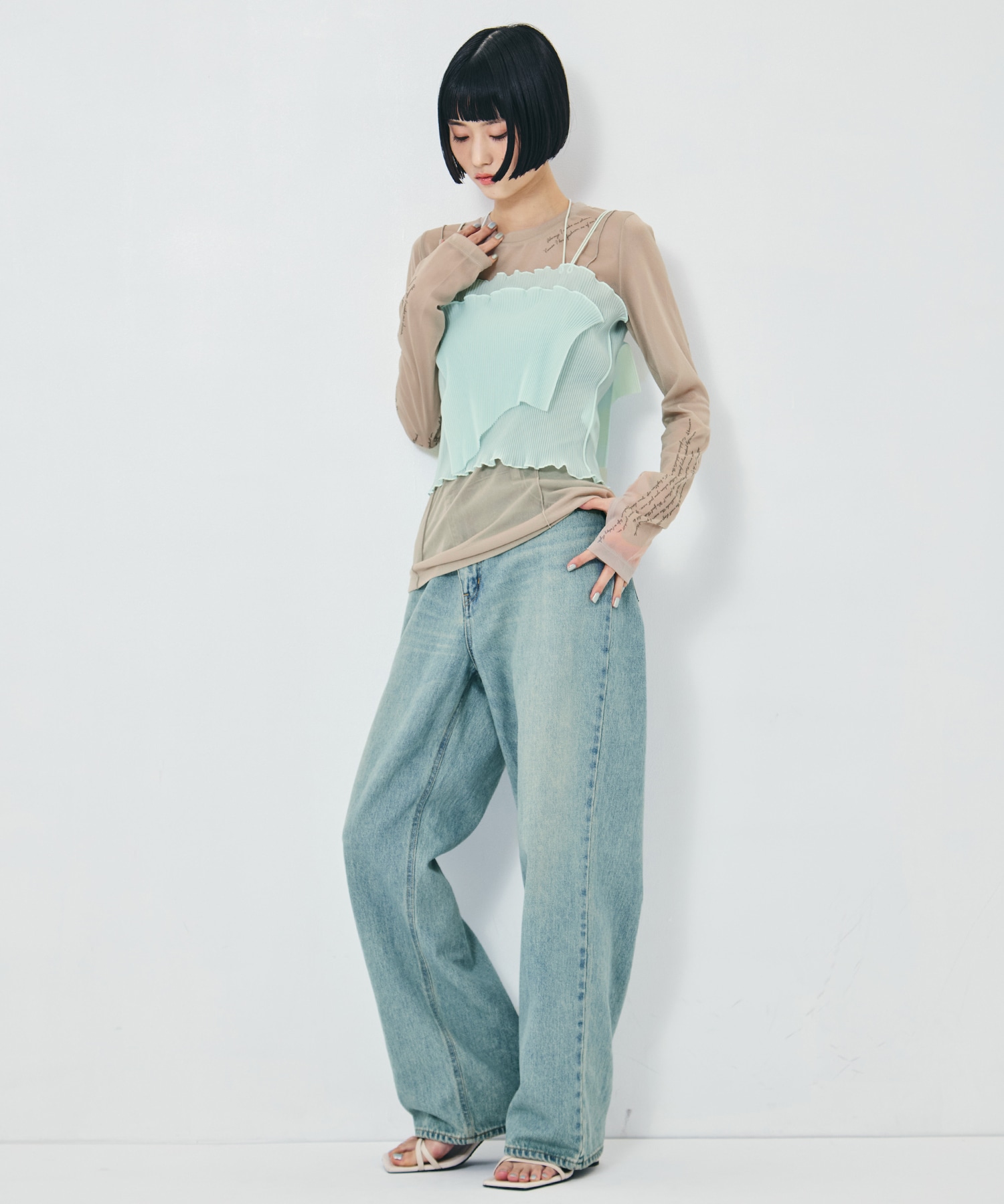 Tattoo Skin Mesh Top STUDIOUS
