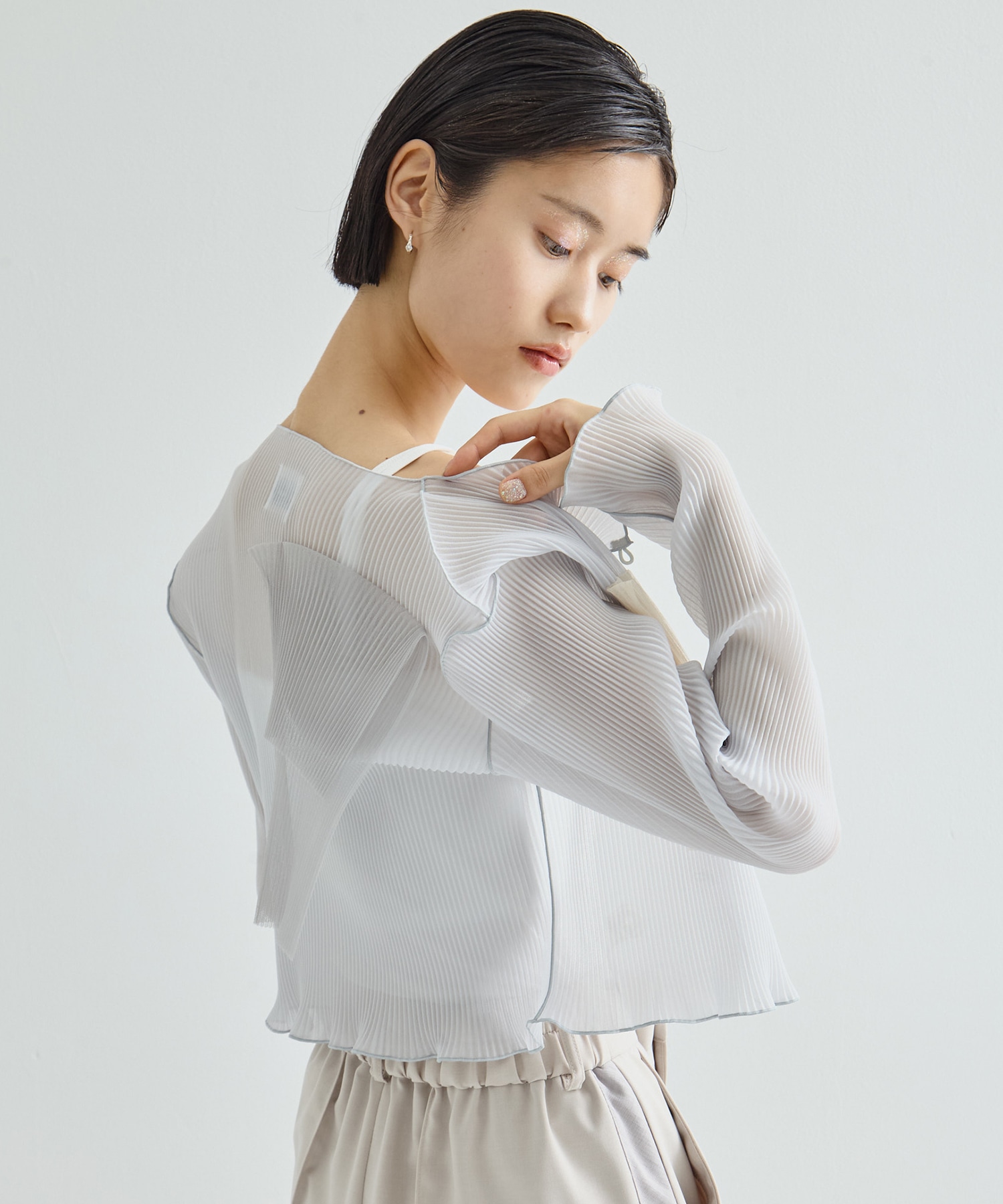 別注SHEER CARDIGAN kotohayokozawa