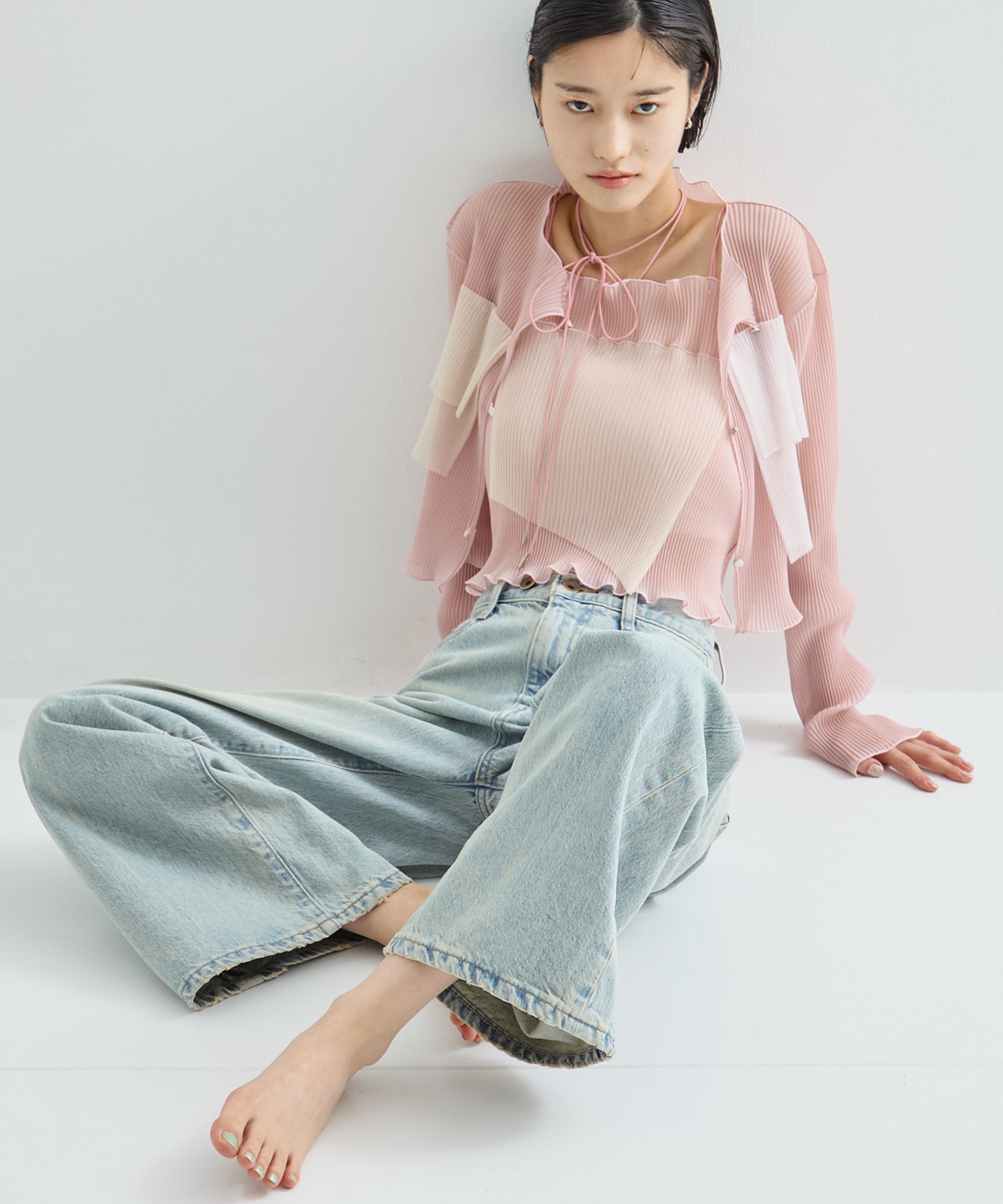 別注SHEER CARDIGAN kotohayokozawa