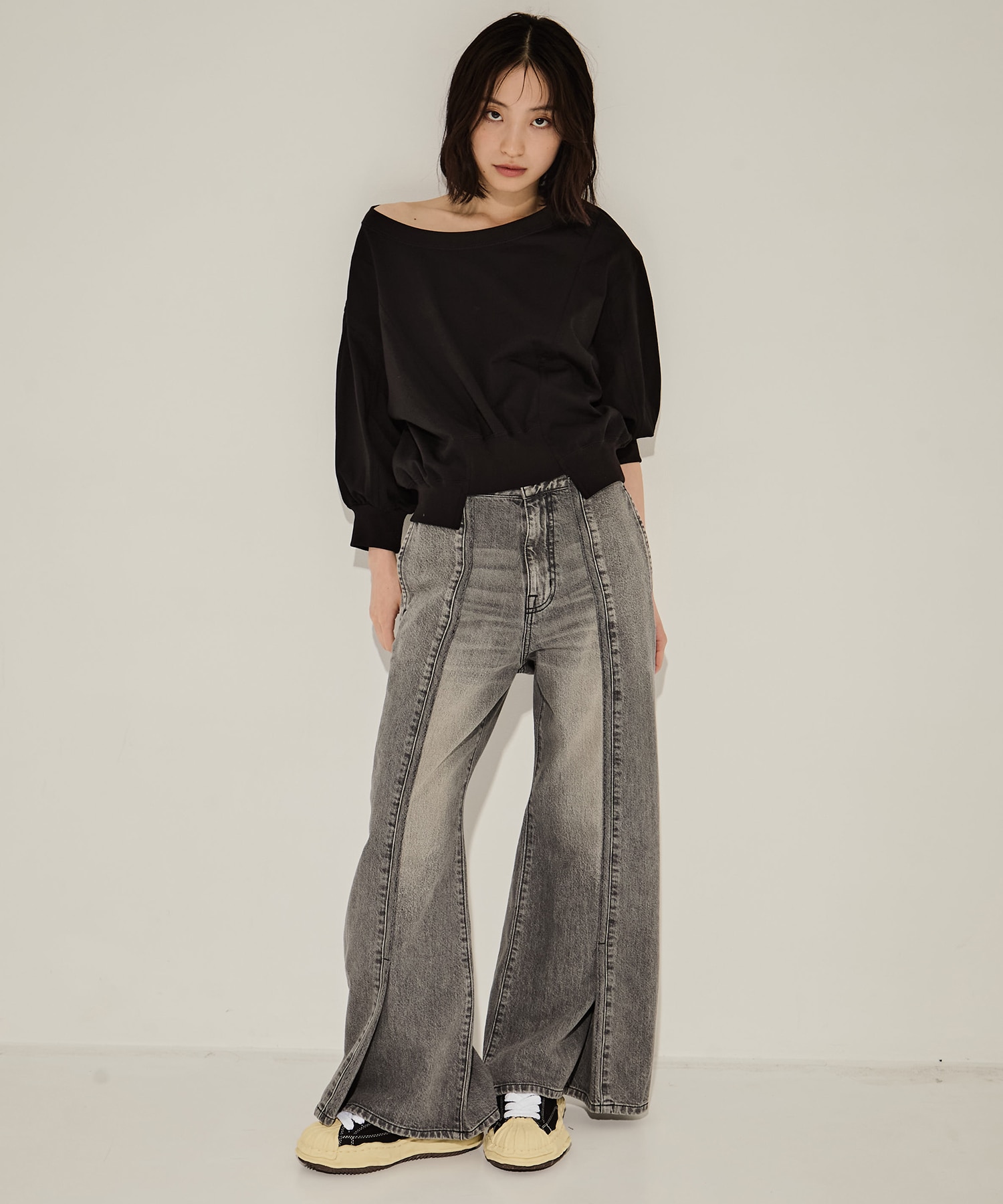 2WAY VOLUME SLEEVE TOPS STUDIOUS