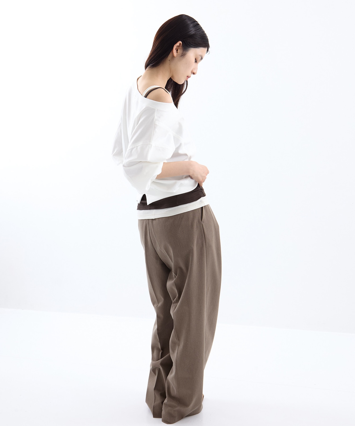 2WAY VOLUME SLEEVE TOPS STUDIOUS