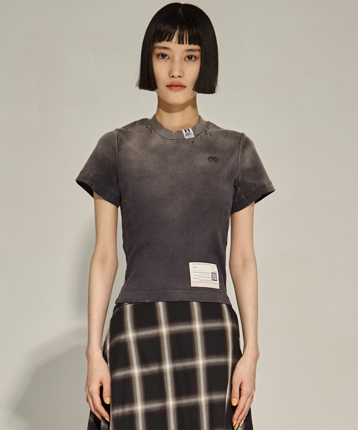 SUN FADED MINI TEE Maison MIHARA YASUHIRO