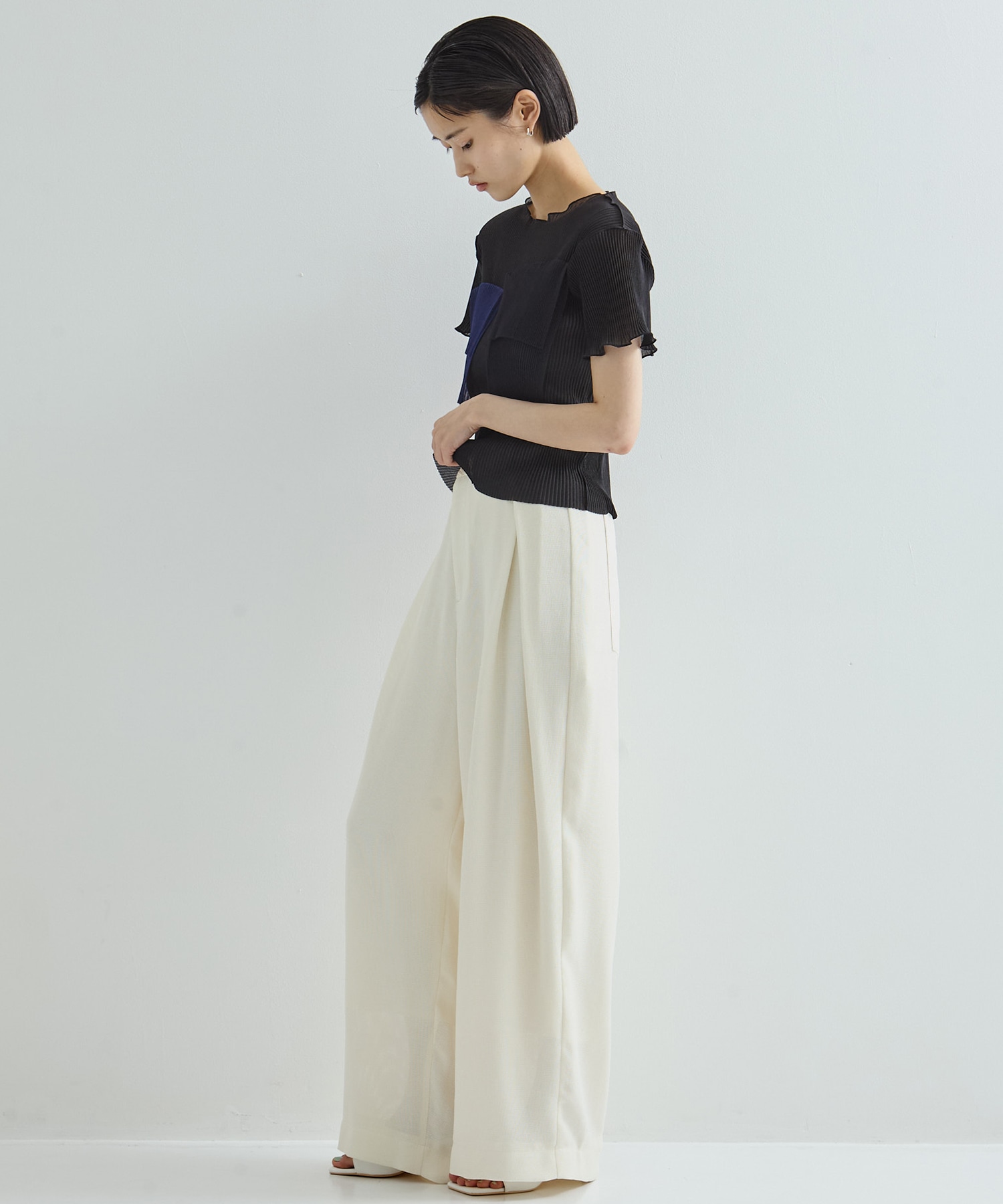 別注SHEER SHORT SLEEVE TOP kotohayokozawa