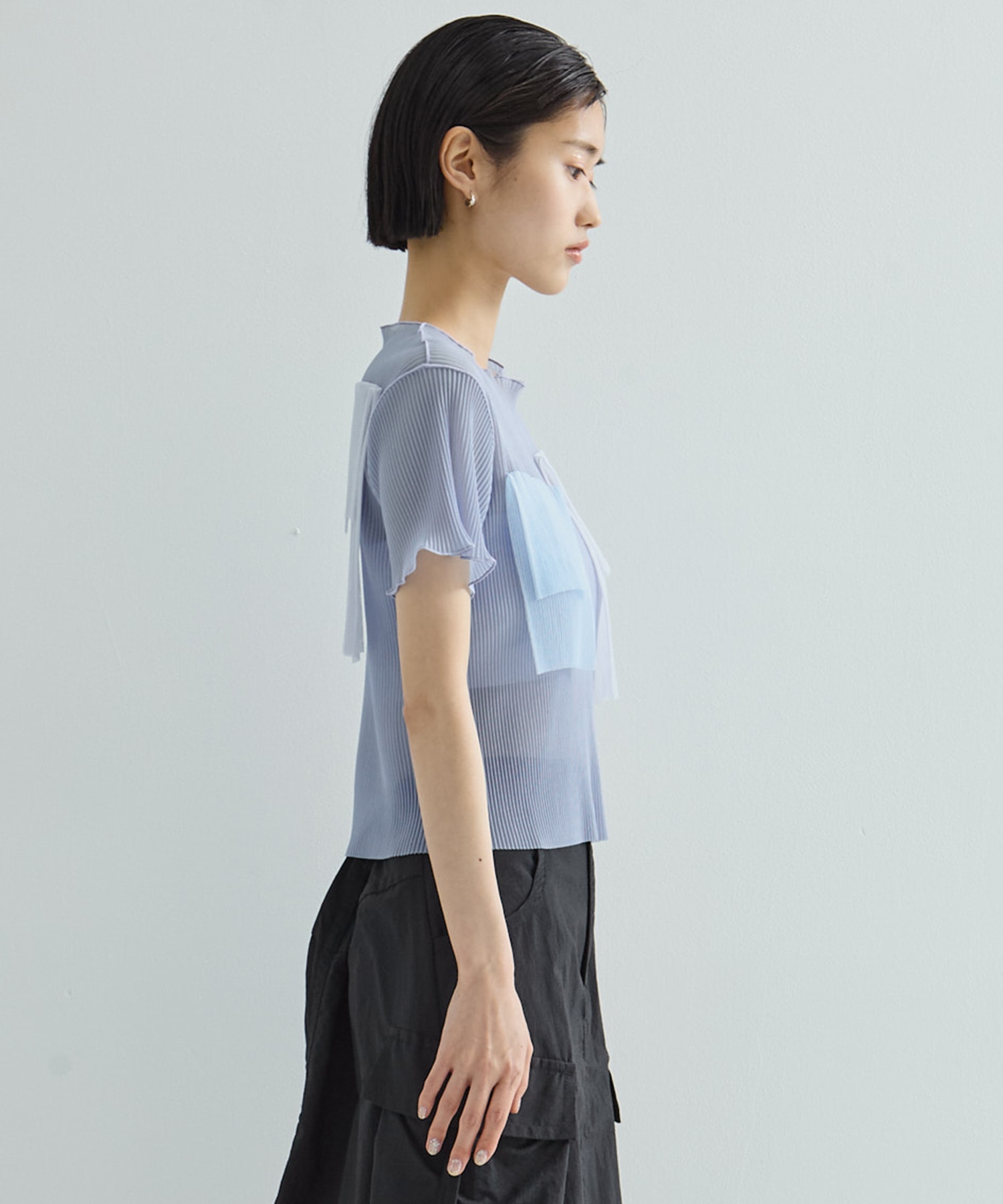 別注SHEER SHORT SLEEVE TOP kotohayokozawa