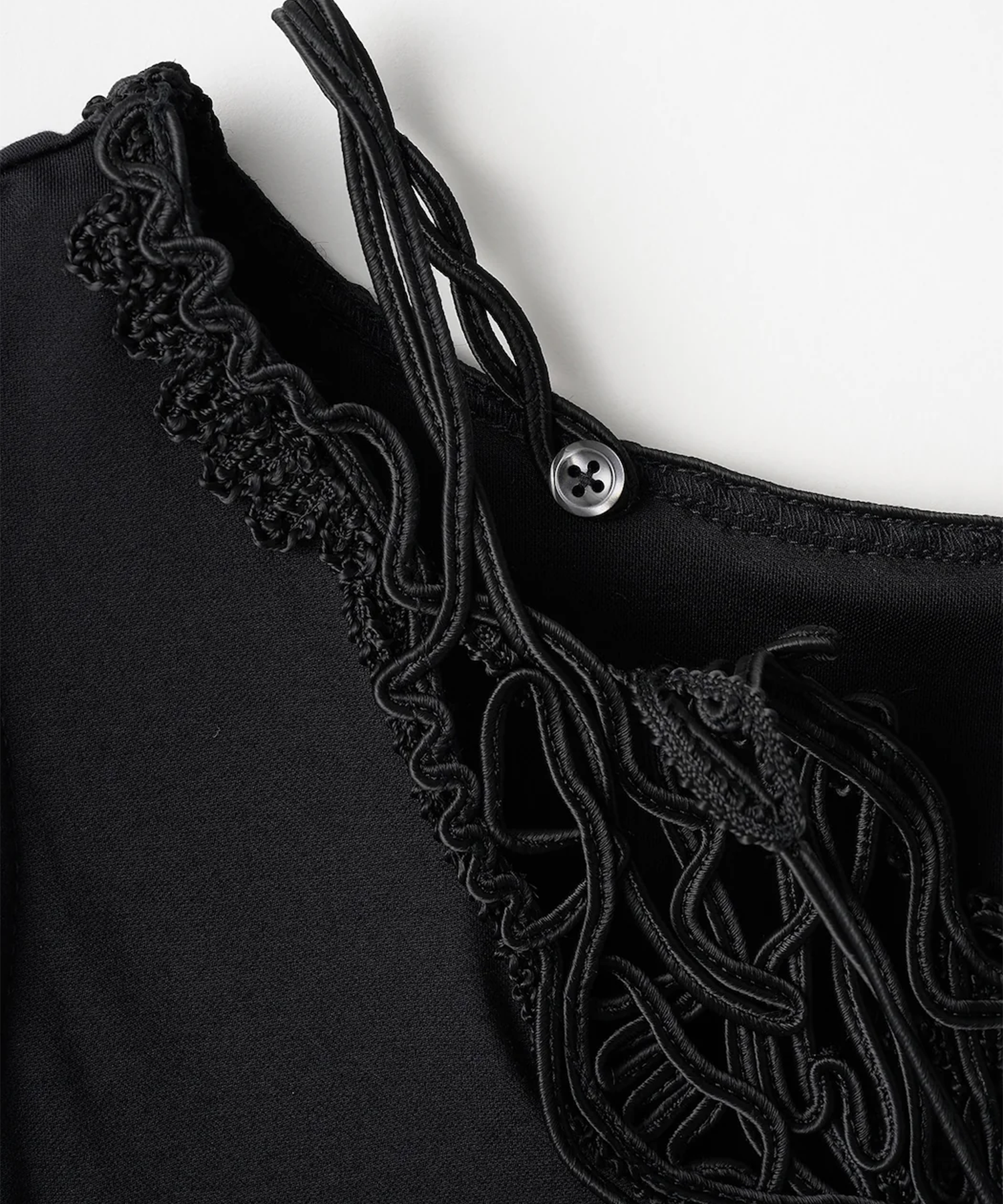 Vine embroidered jersey tank tops MURRAL