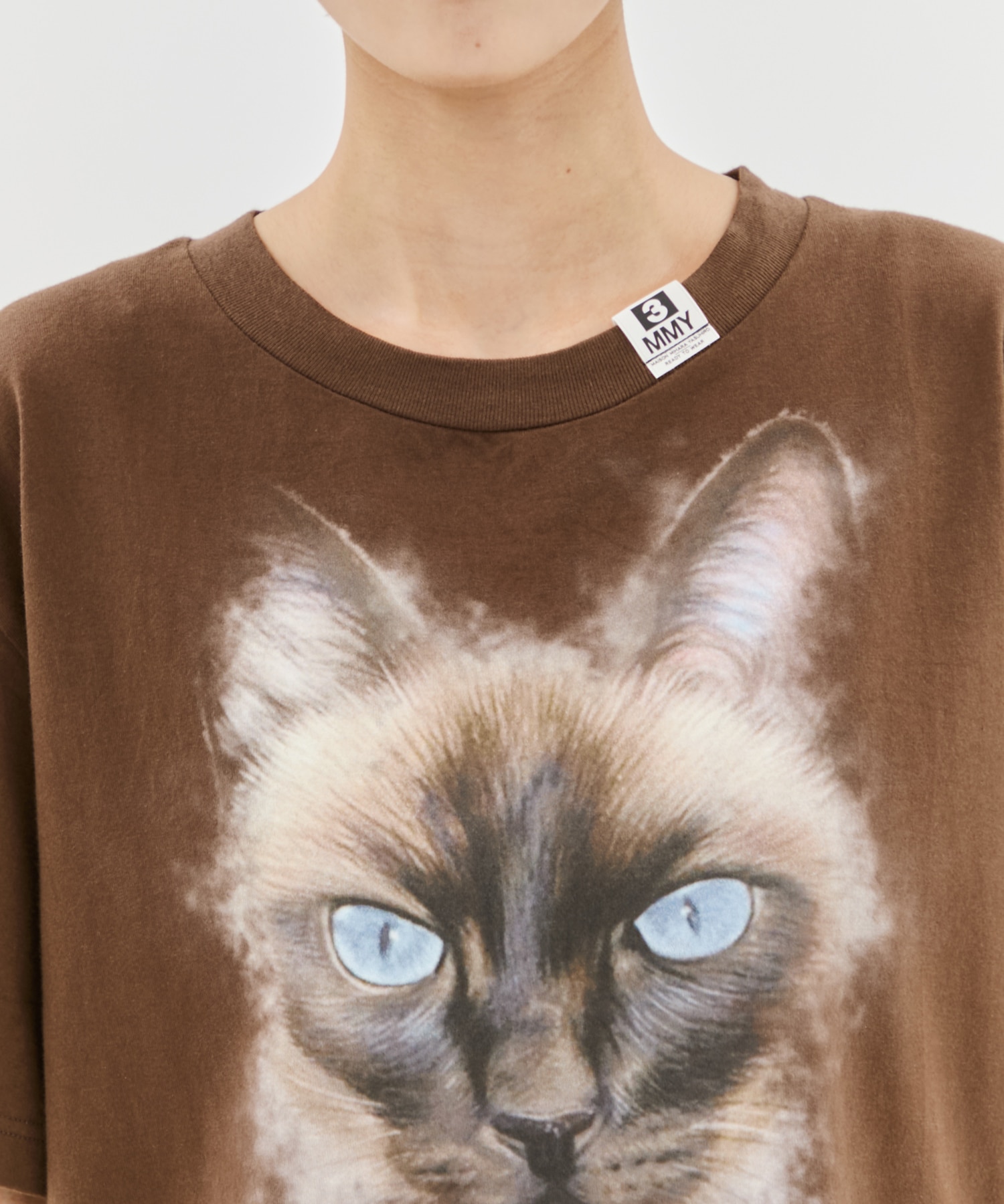 CAT PRINTED TEE Maison MIHARA YASUHIRO