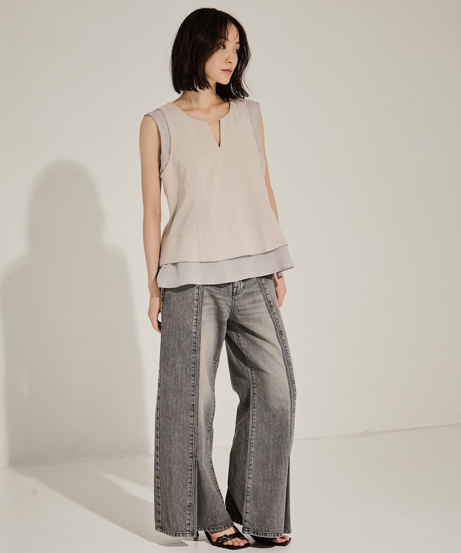 Side Folded Jeans STUDIOUS