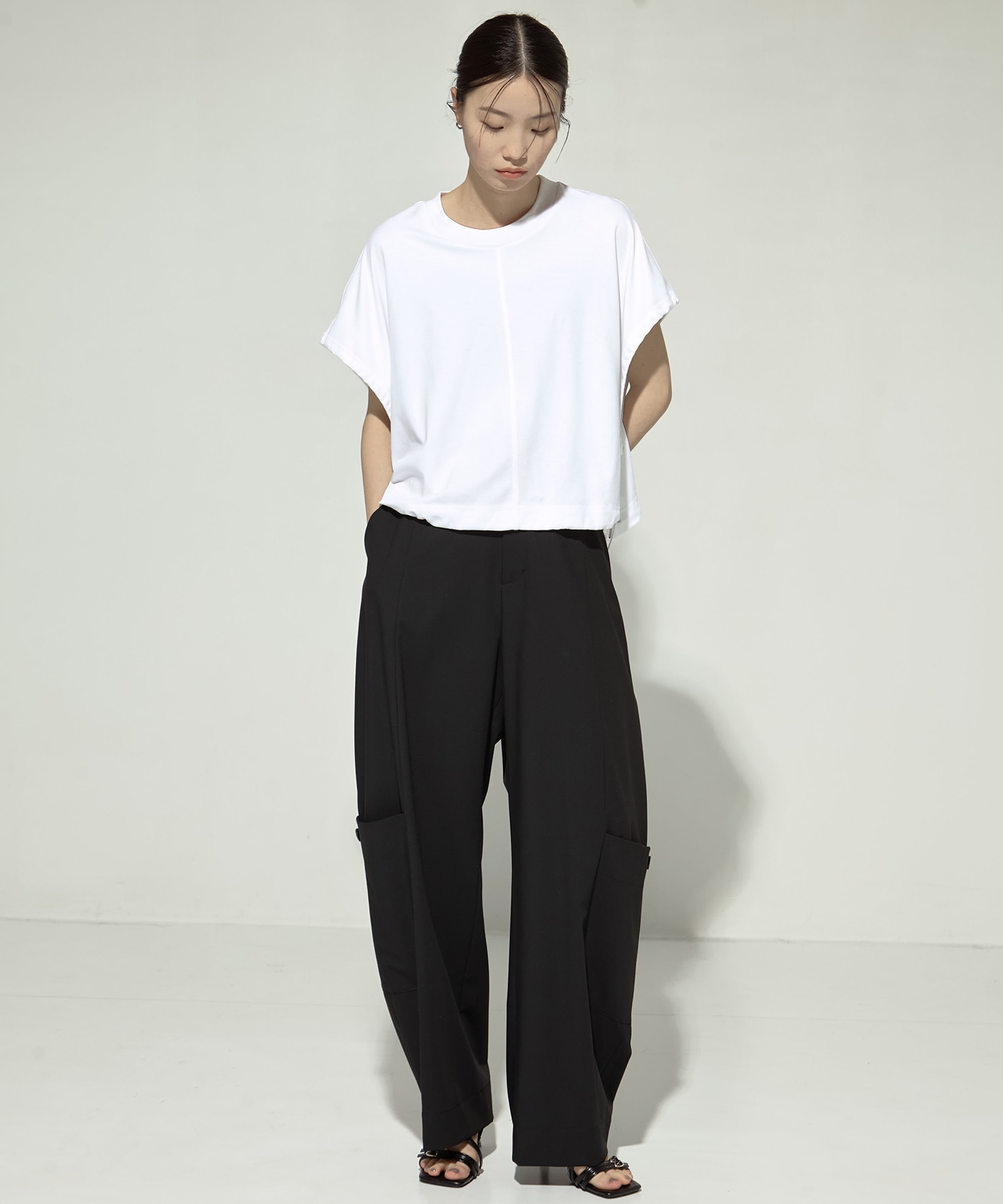 Barrel Leg Cargo Trousers STUDIOUS