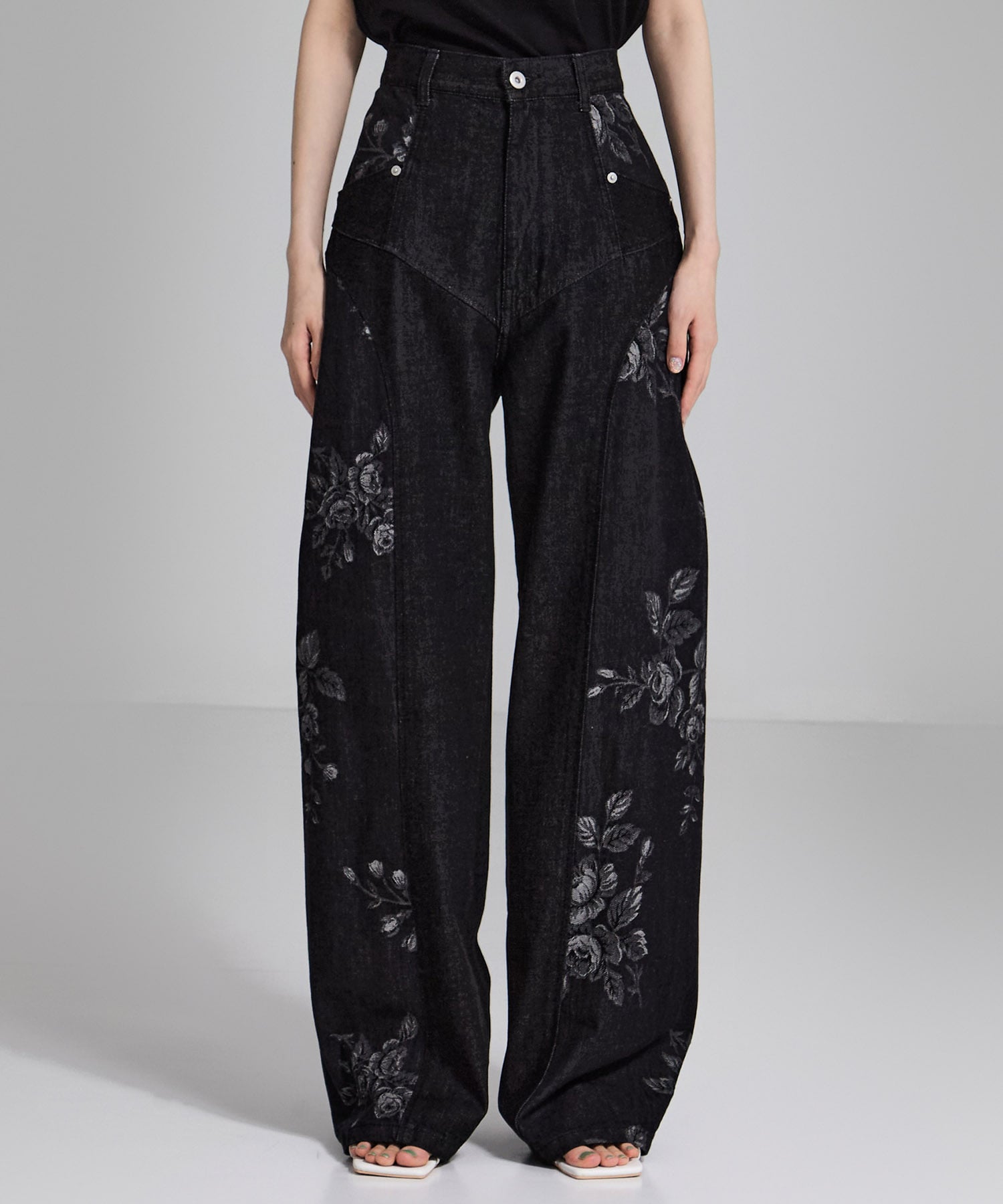 別注  ROSE DENIM PANTS FETICO