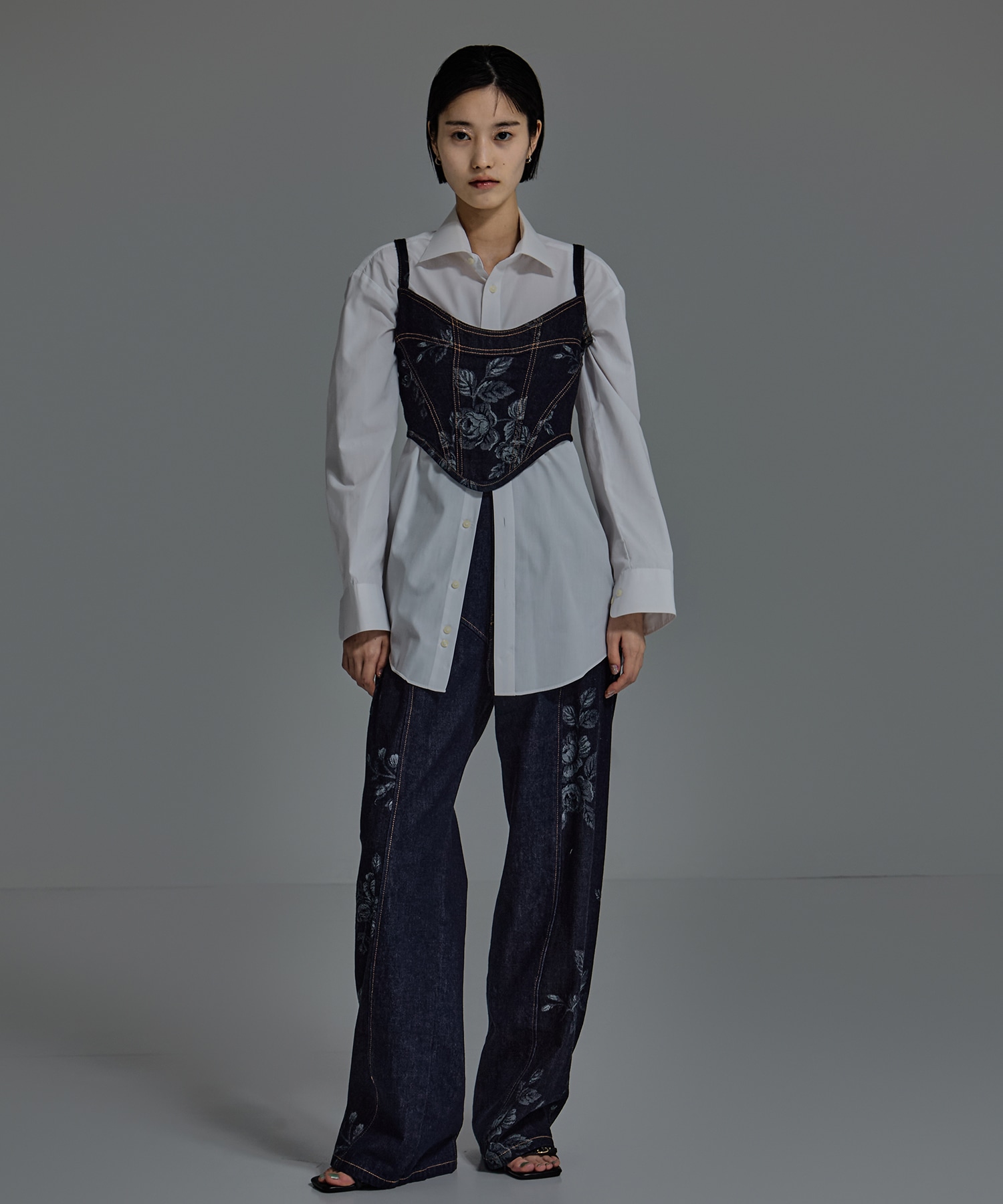 別注  ROSE DENIM PANTS FETICO