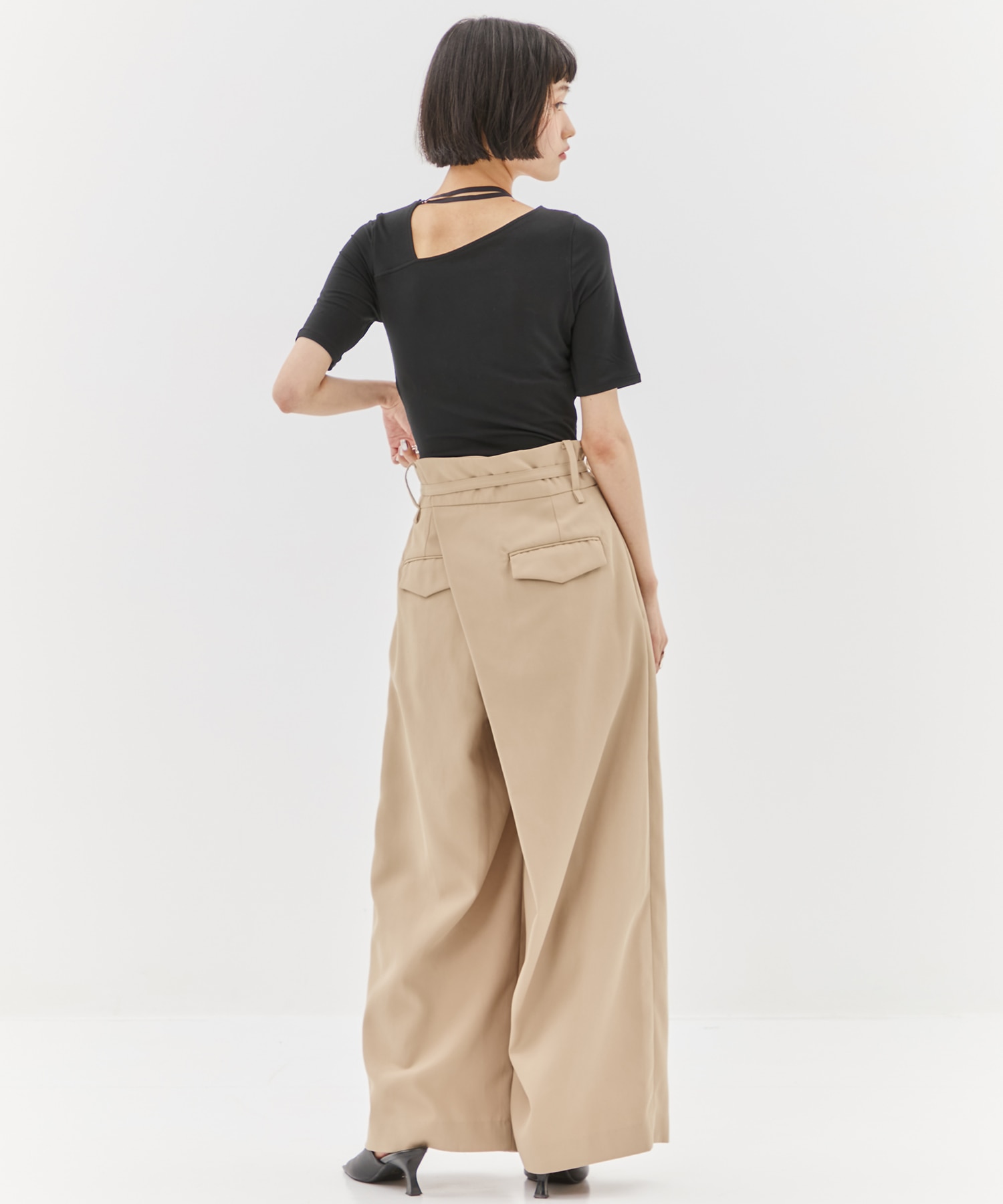 Back Asymmetry Chino Pants STUDIOUS