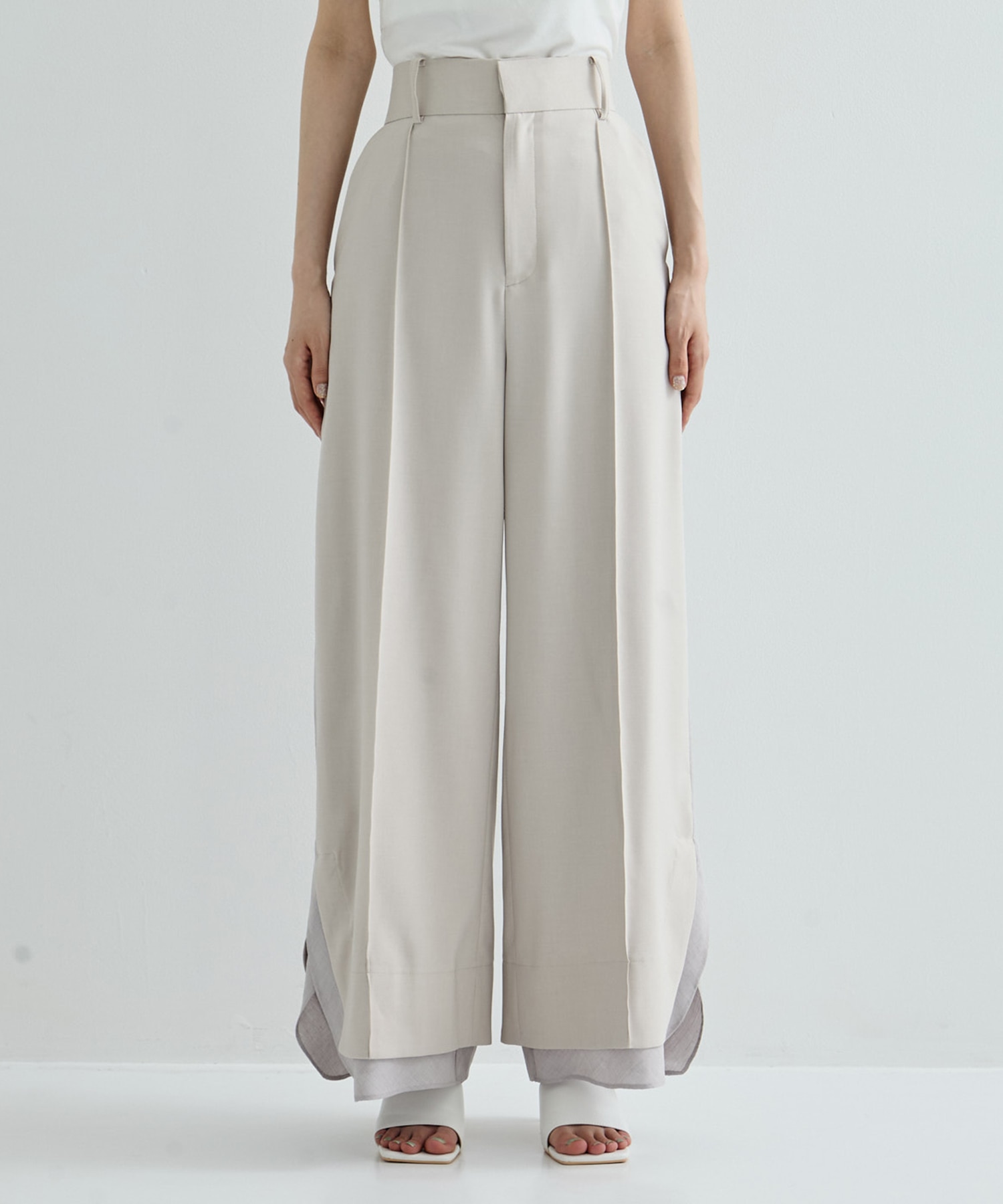 Sheer Layered Trousers STUDIOUS