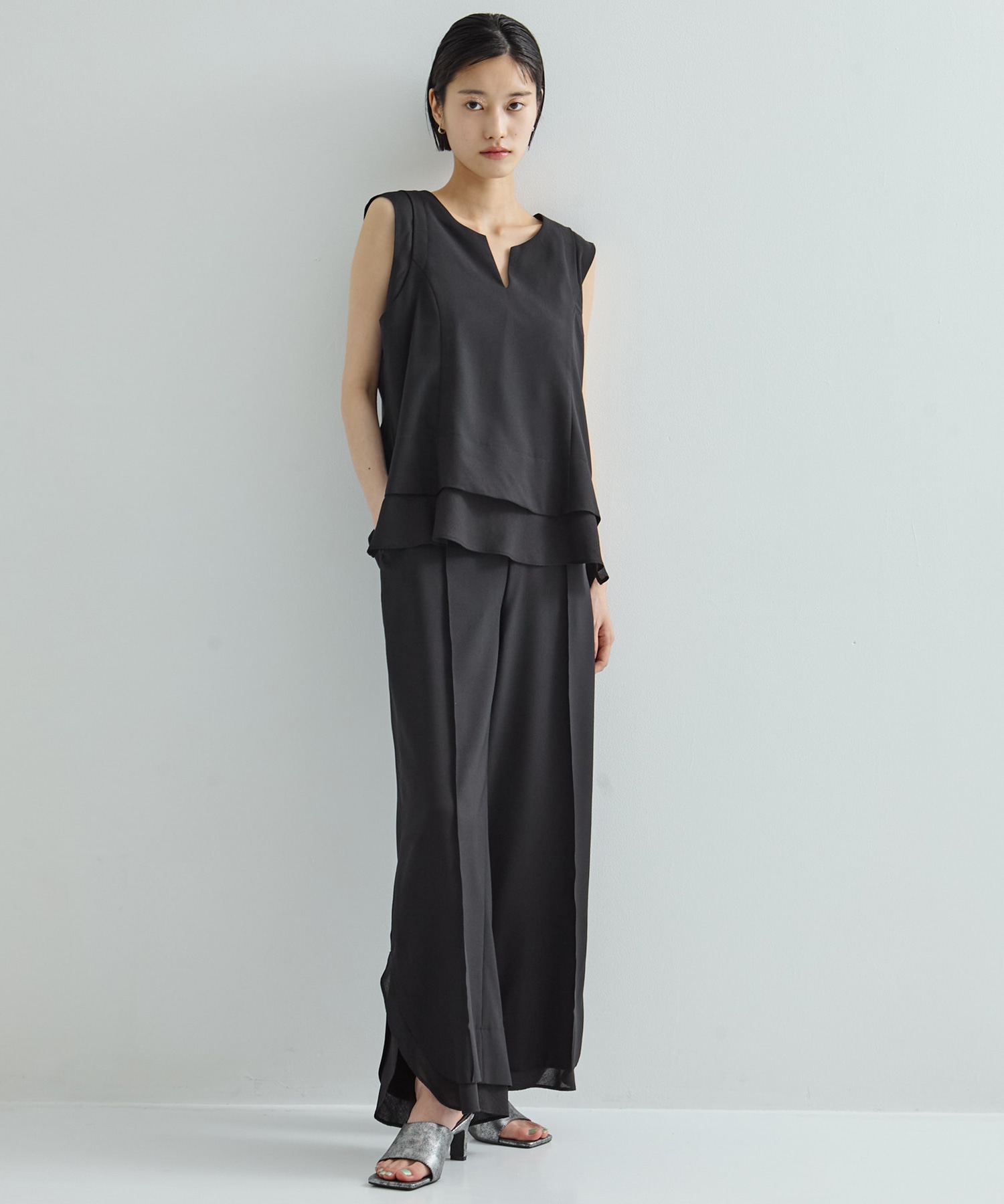 Sheer Layered Trousers STUDIOUS