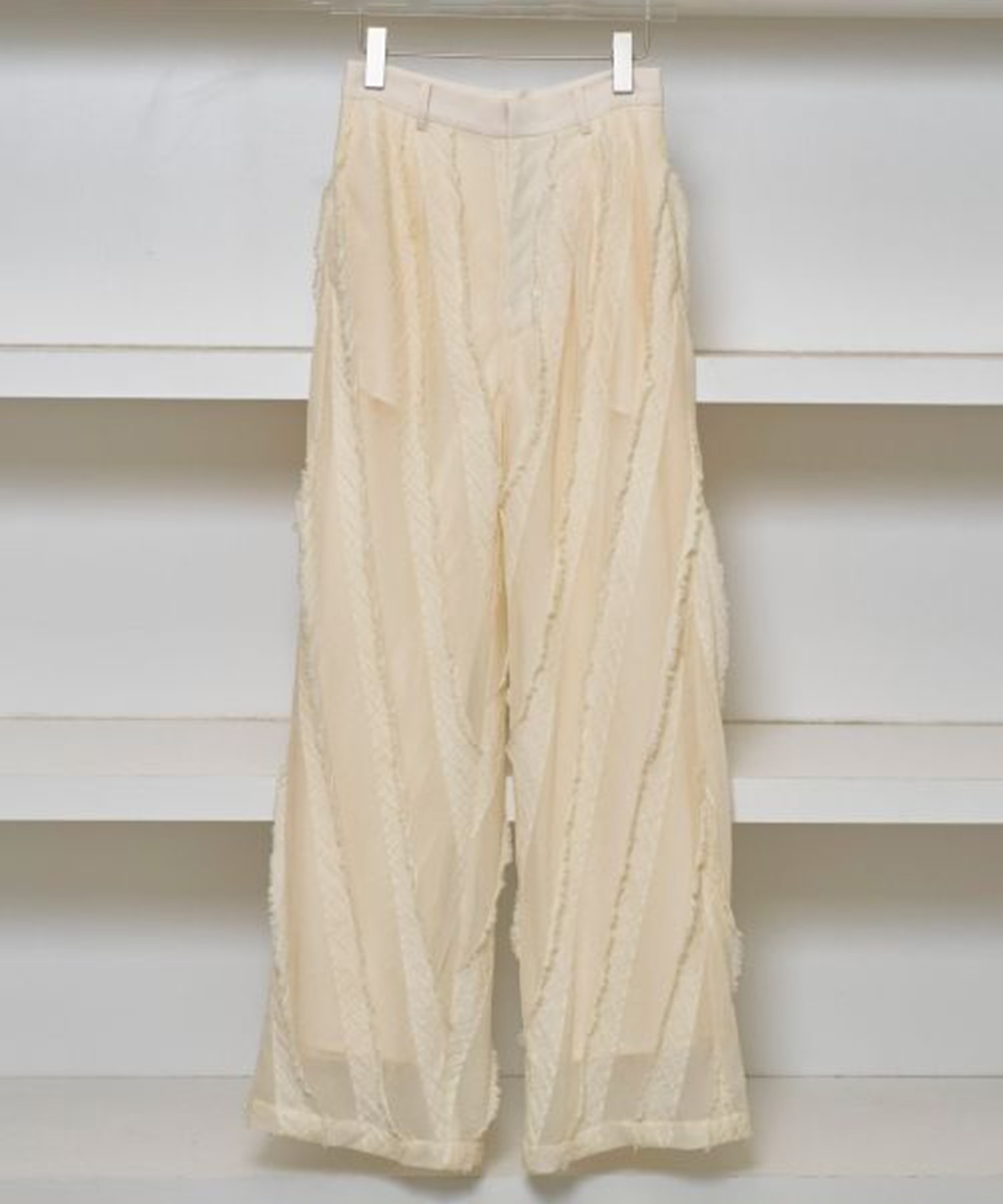 Sheer Jacquard Trousers TODAYFUL