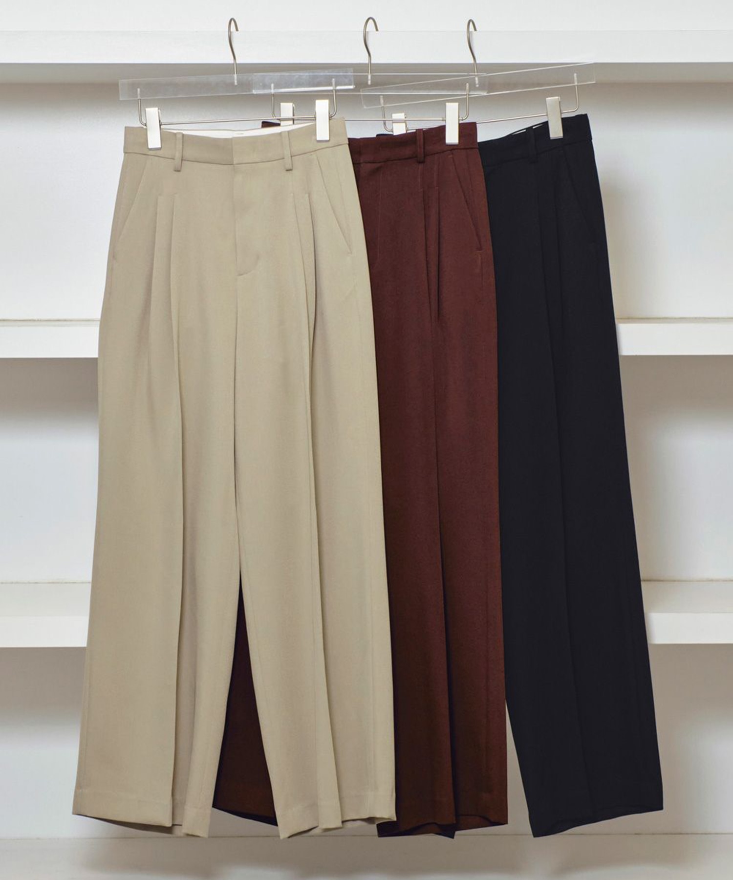 Tuck Wide Trousers TODAYFUL