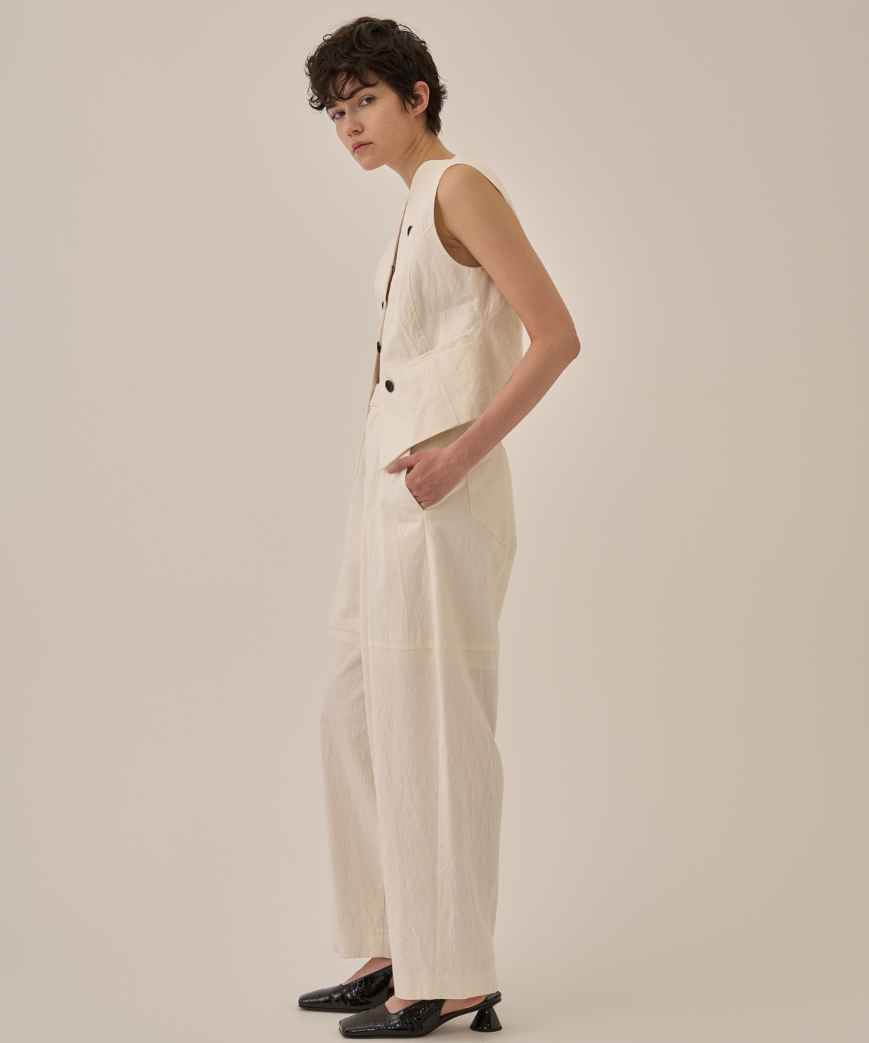 Miriam panel pants AKIRANAKA