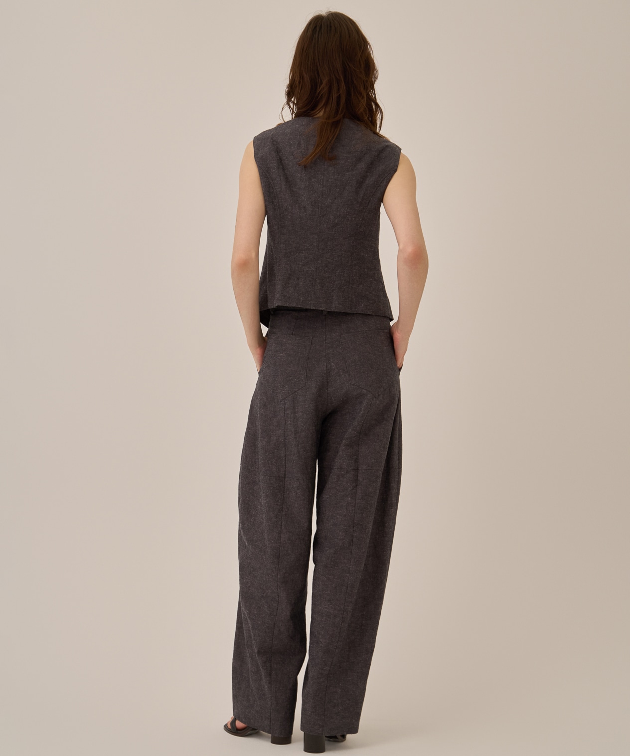 Miriam panel pants AKIRANAKA