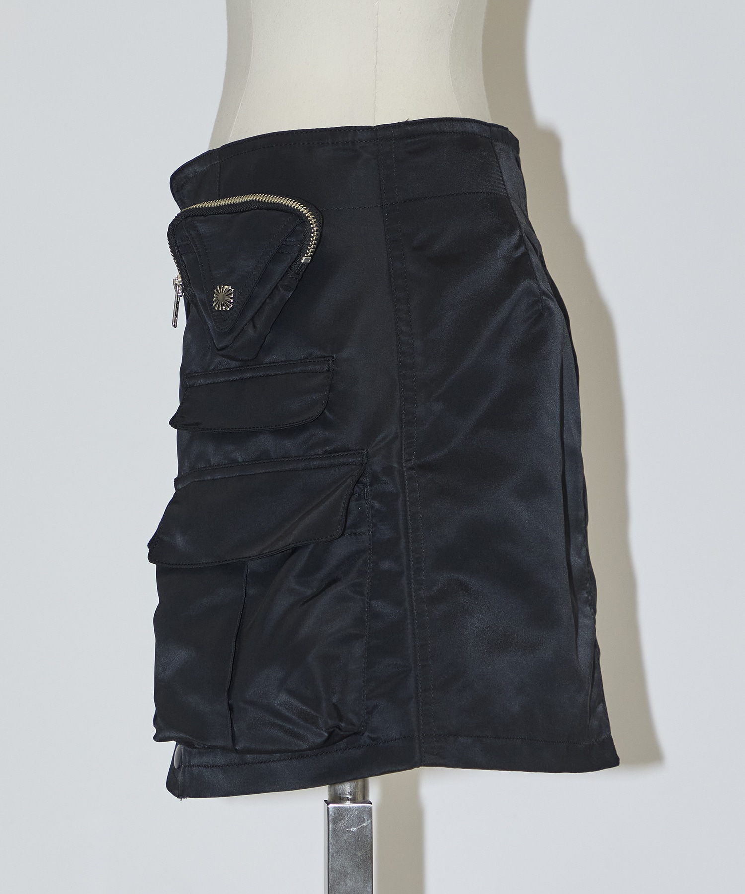 Nylon twill mini skirt TOGA