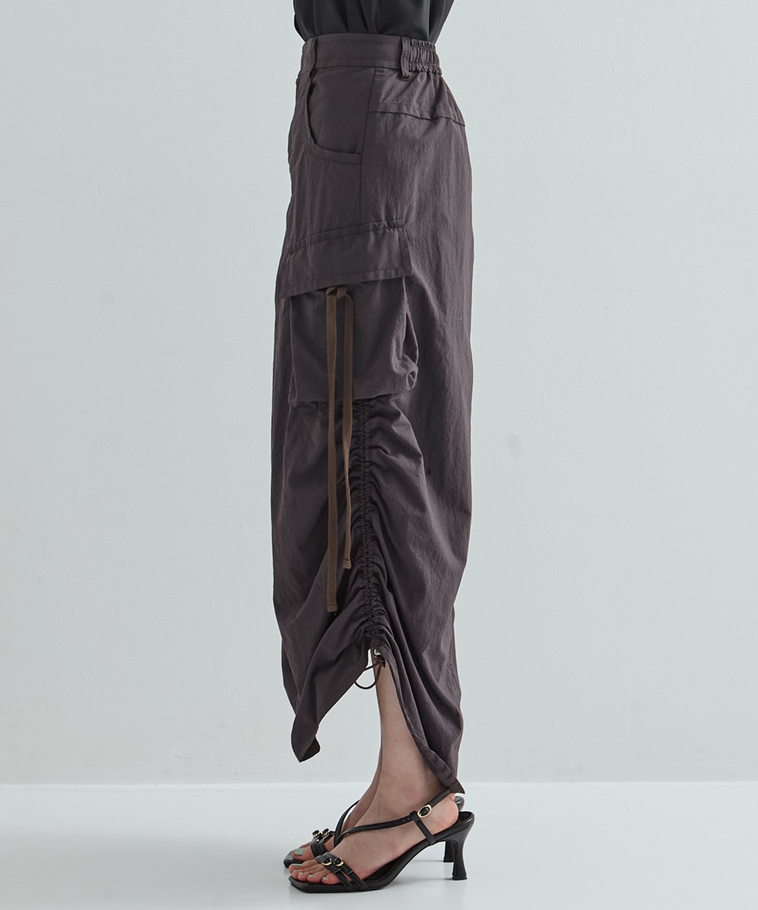 Drawstring Cargo Skirt STUDIOUS