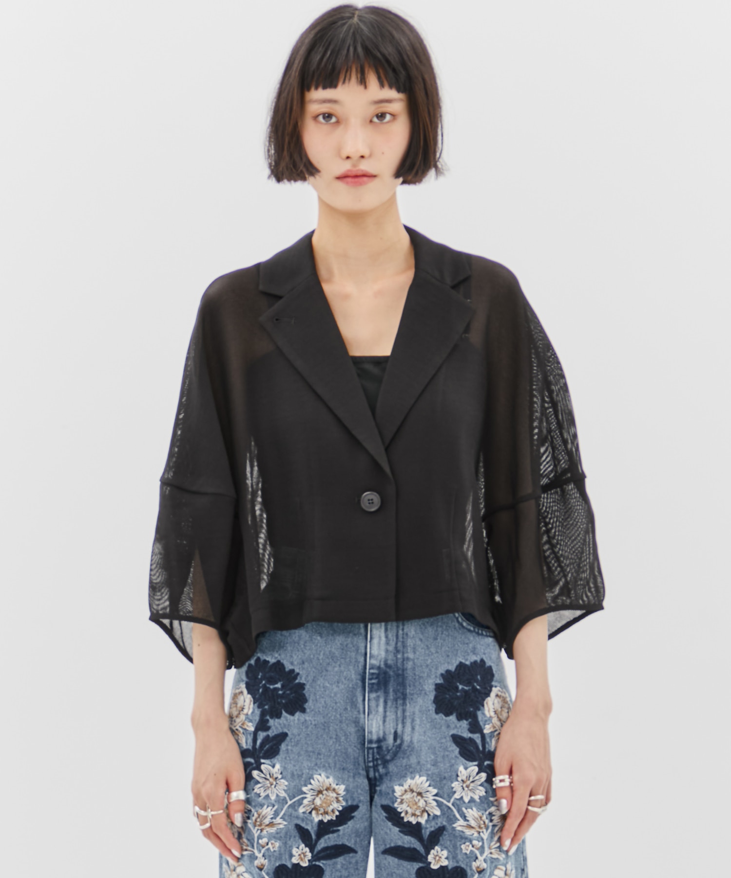別注MESH LANTERN JACKET CLANE