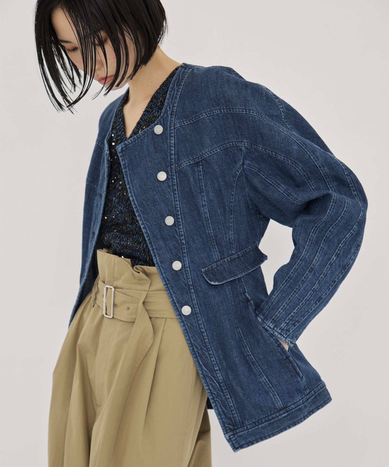 Judith denim jacket AKIRANAKA