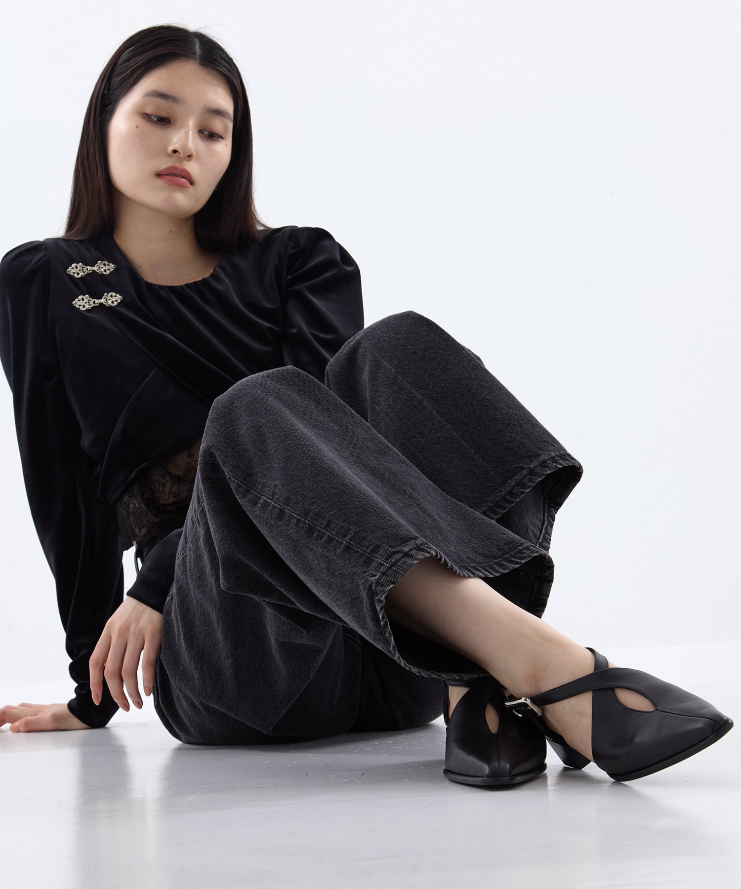 EIN LEATHER PUMPS ALM