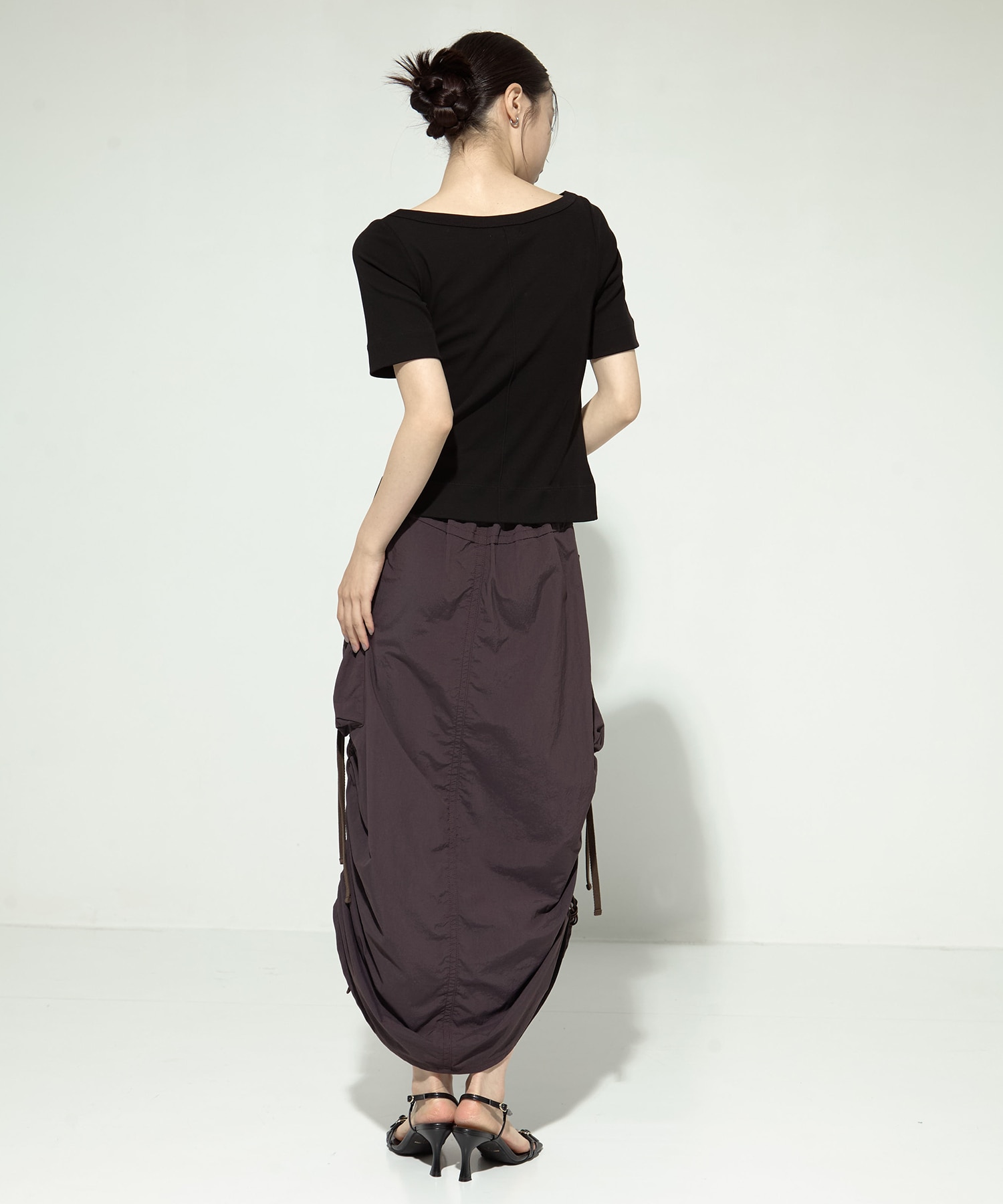 Luxury Smooth Boat Neck Tee STUDIOUS