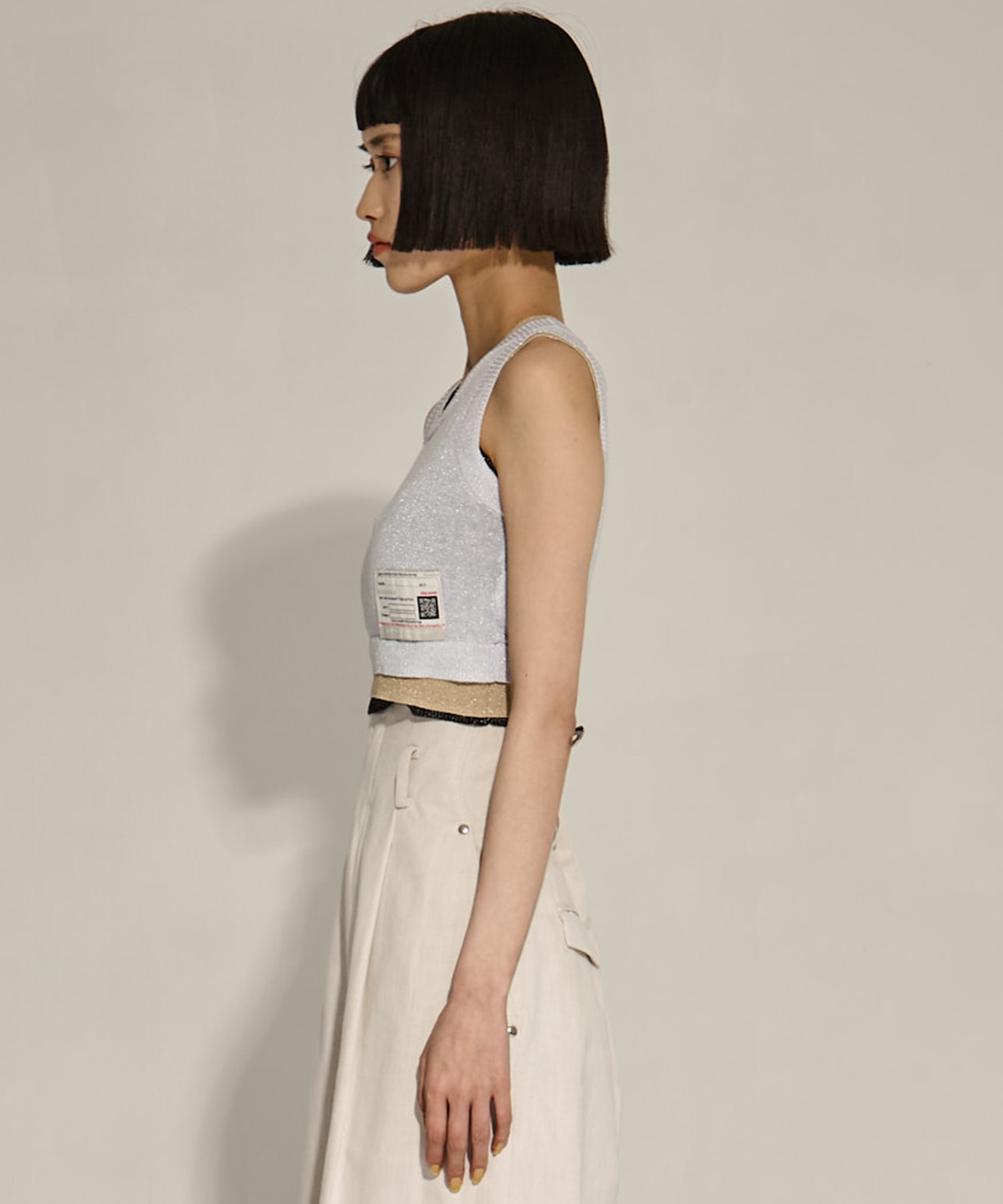 LAYERED TANKTOP Maison MIHARA YASUHIRO