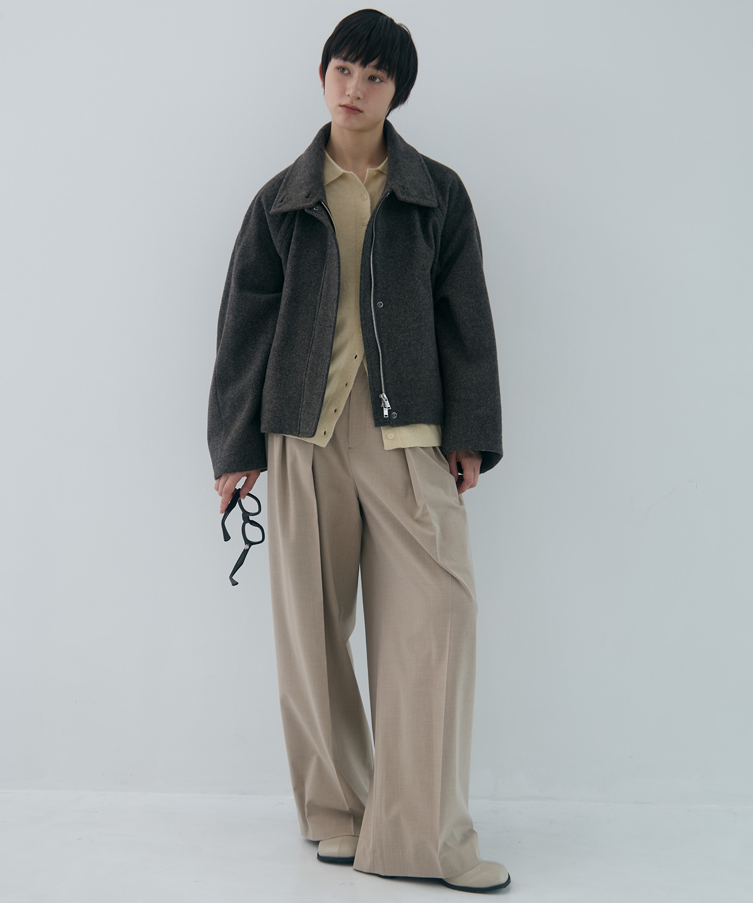 Belted High Waist Trousers STUDIOUS