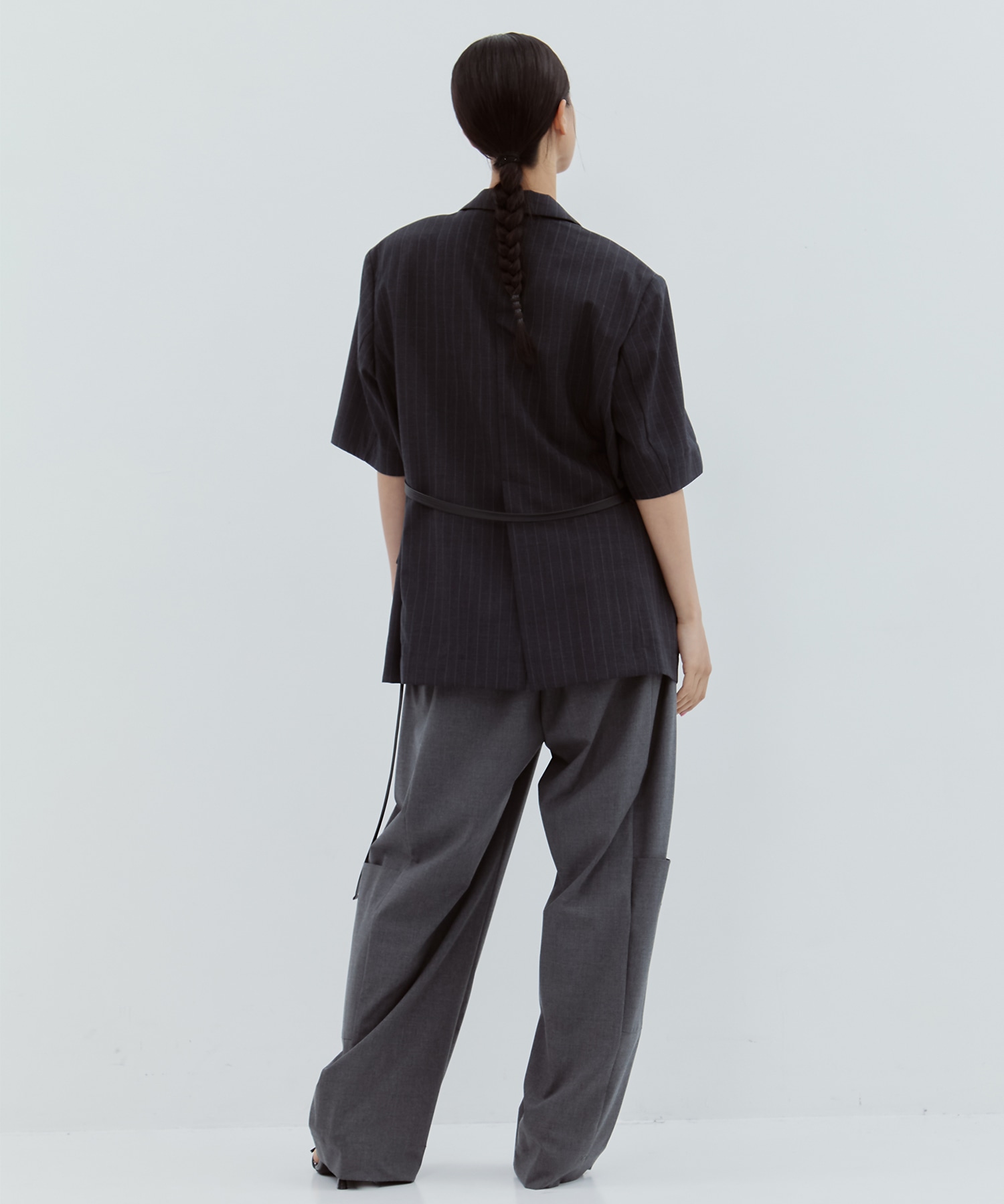 Half Sleeve Summer Wool Jacket STUDIOUS
