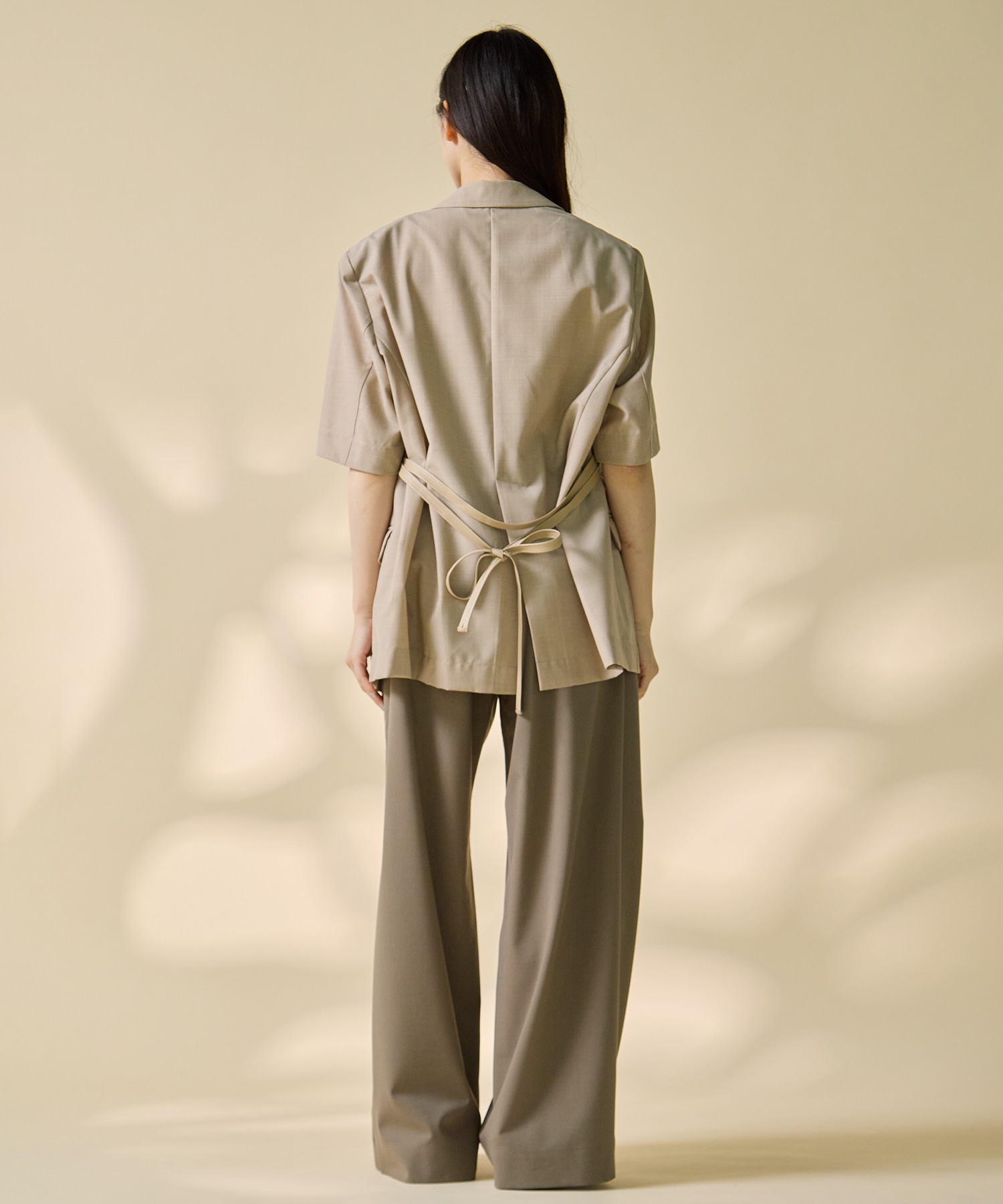 Half Sleeve Summer Wool Jacket STUDIOUS
