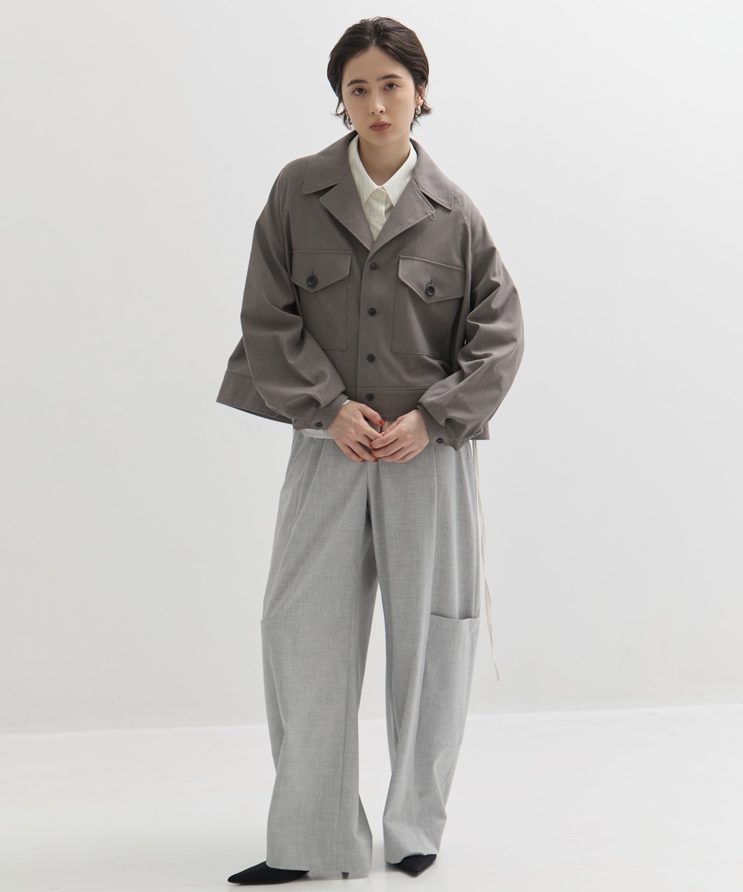 RERACS A-LINE CPO BLOUSE THE RERACS