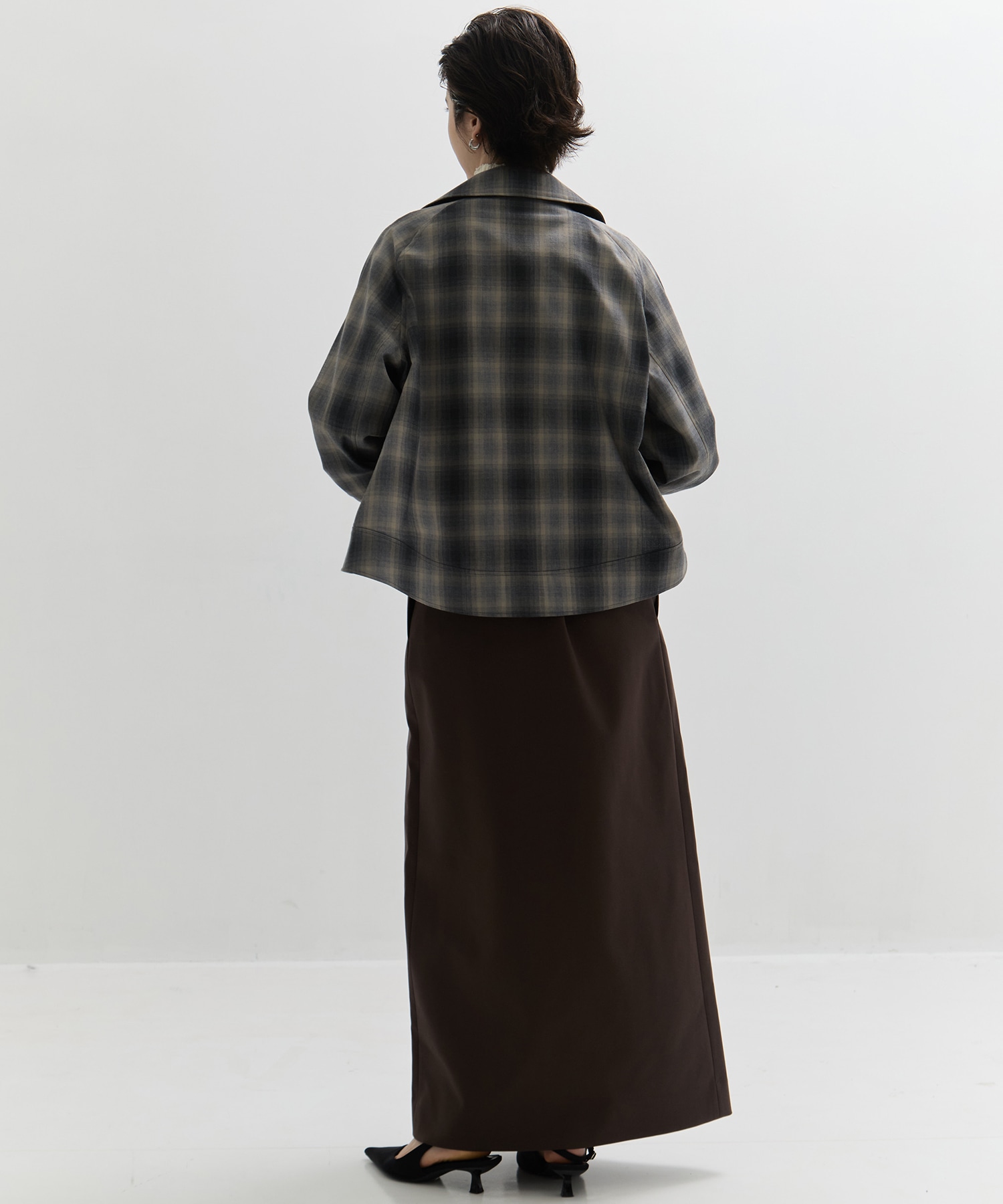 RERACS A-LINE CPO BLOUSE　CHECK THE RERACS