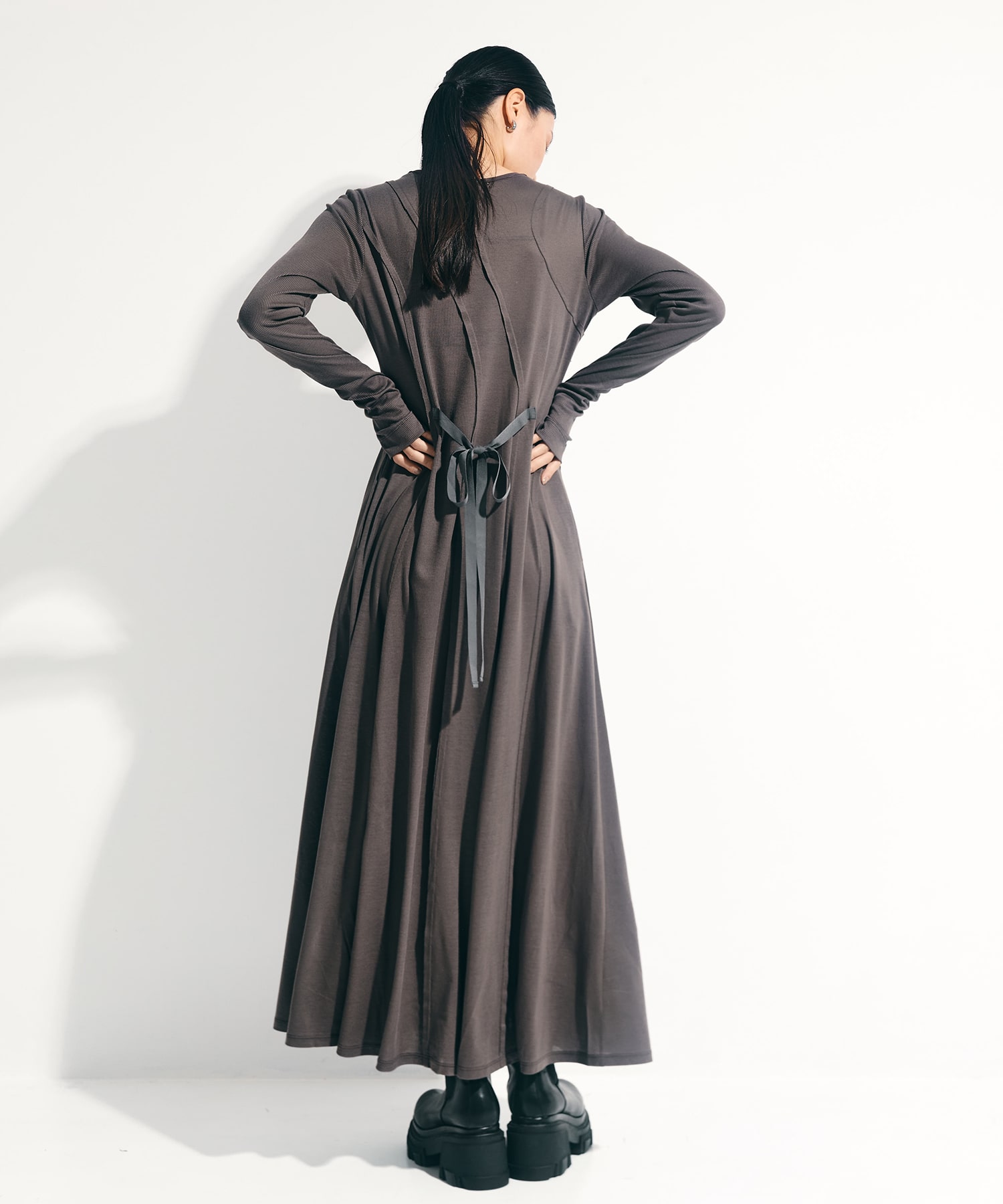 Deconstructed Jersey Dress 