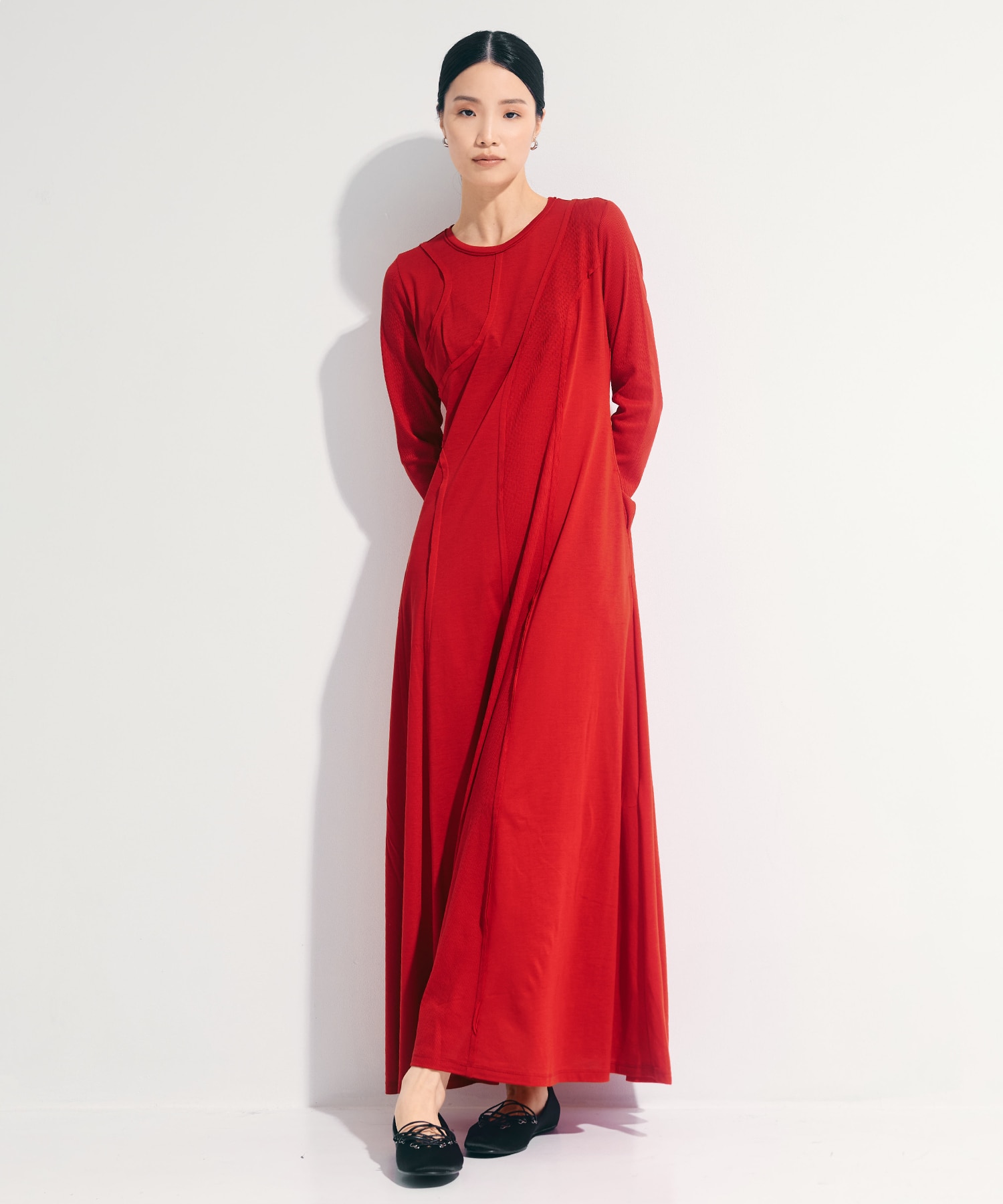 Deconstructed Jersey Dress 