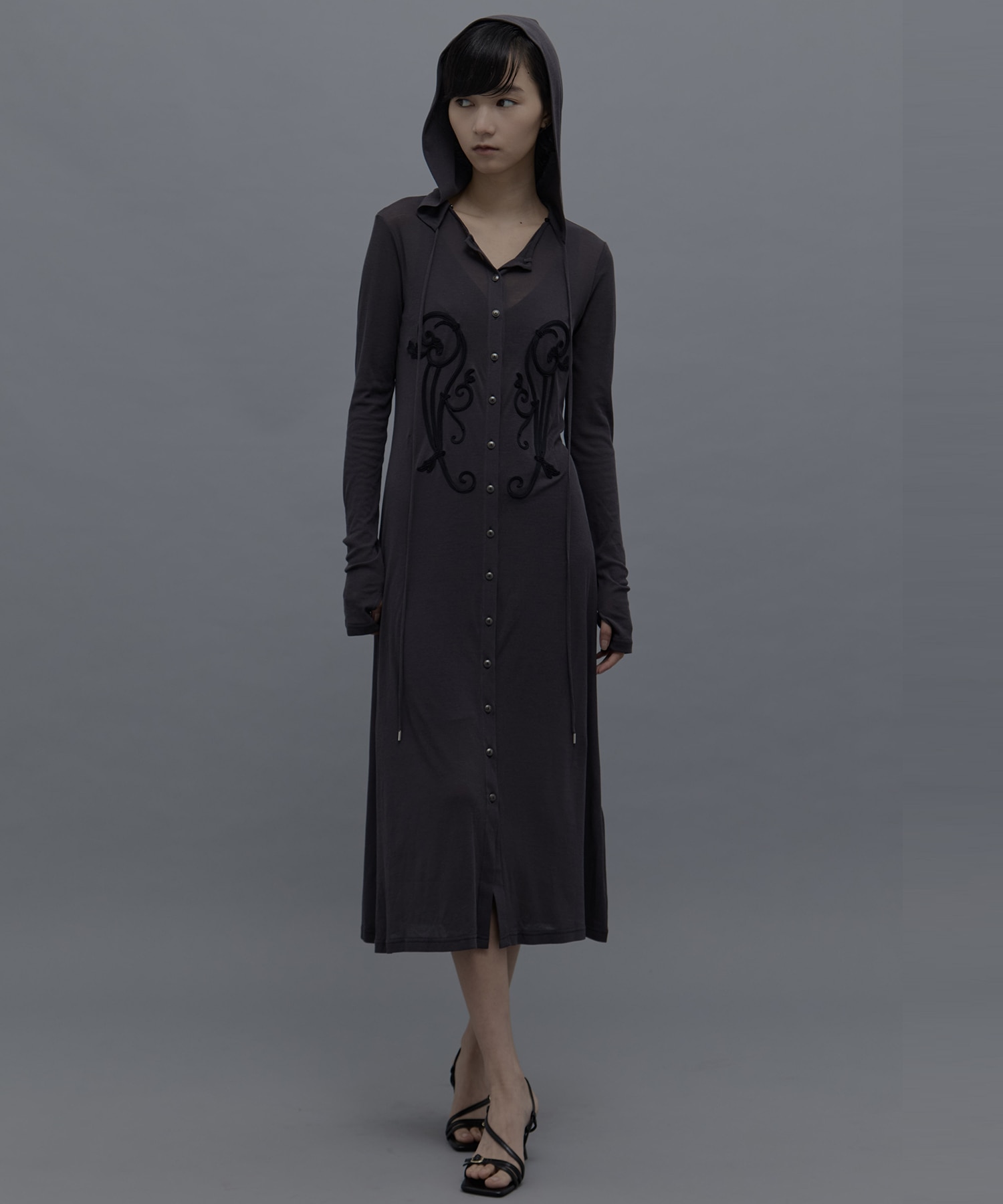 別注 iron embroidery cotton sheer onpiec tanakadaisuke