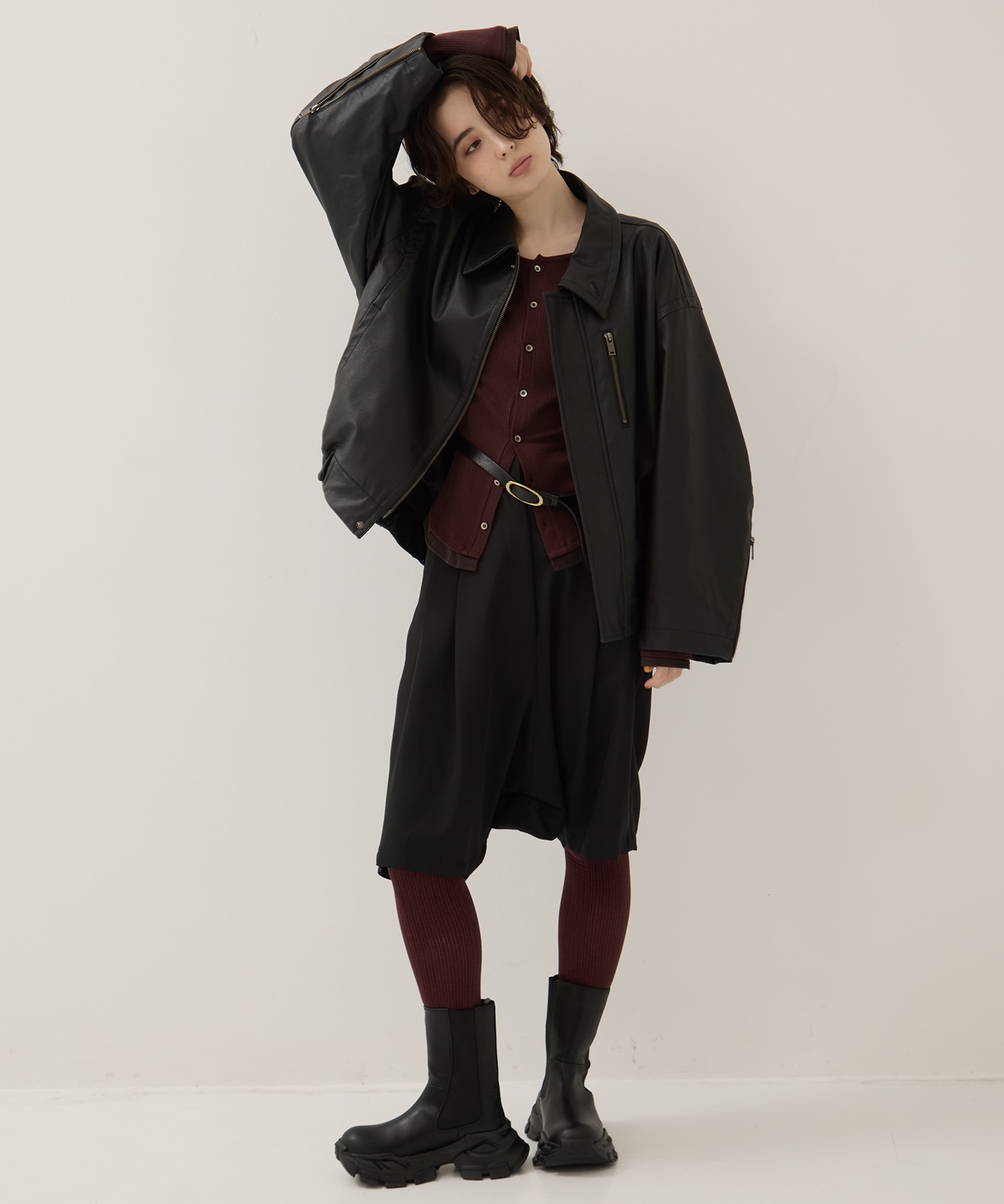 Cashmere Silk Long Tee STUDIOUS