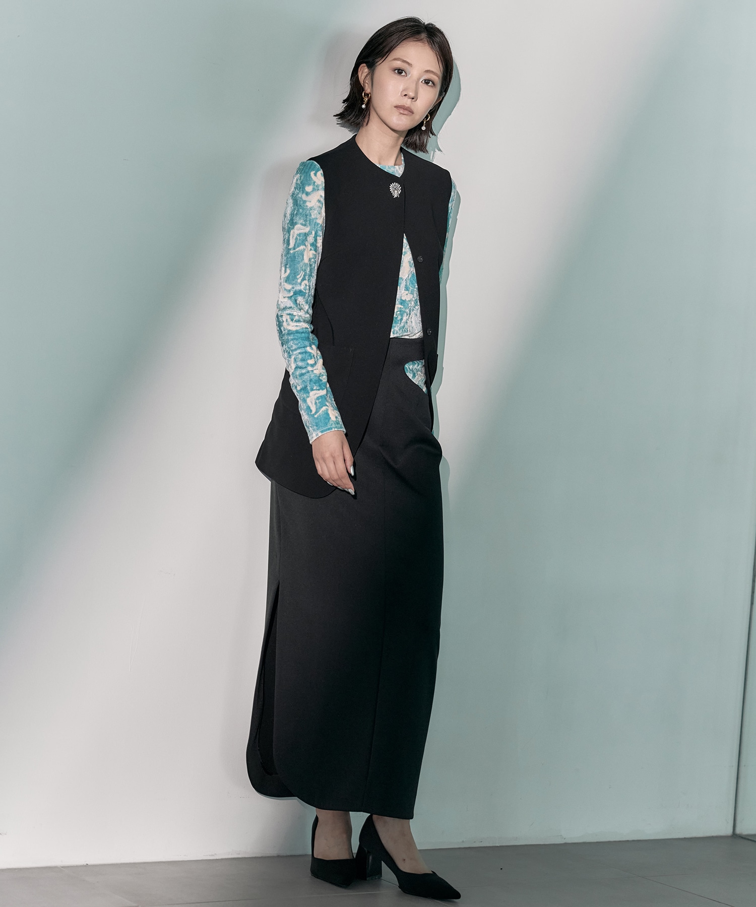 別注 Velour Jersey Top Mame Kurogouchi