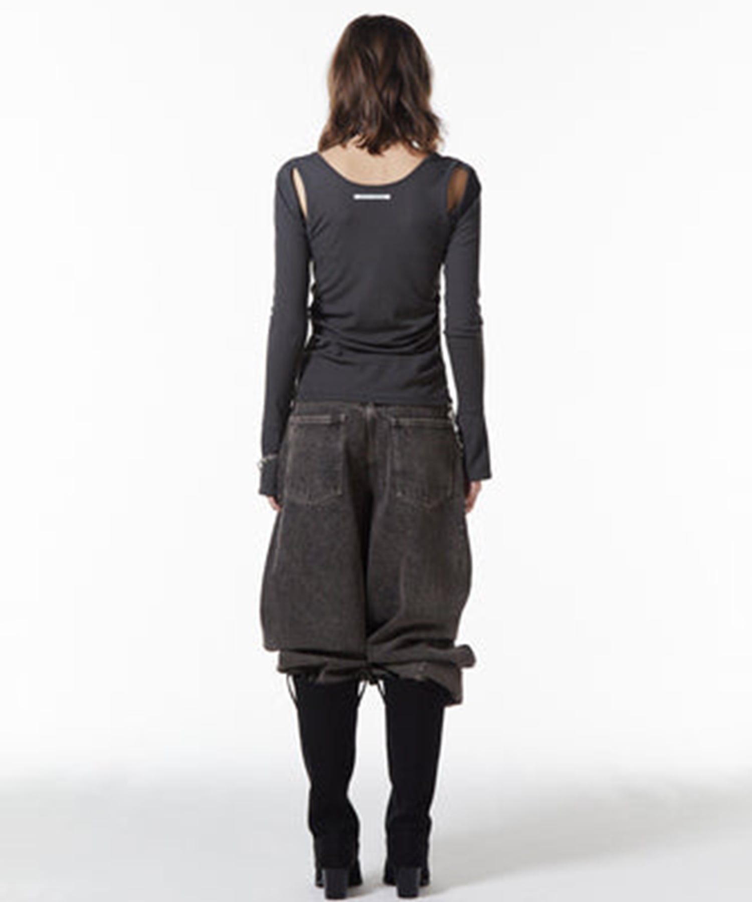 SCARF CHOKER TOPS JOSEMOON