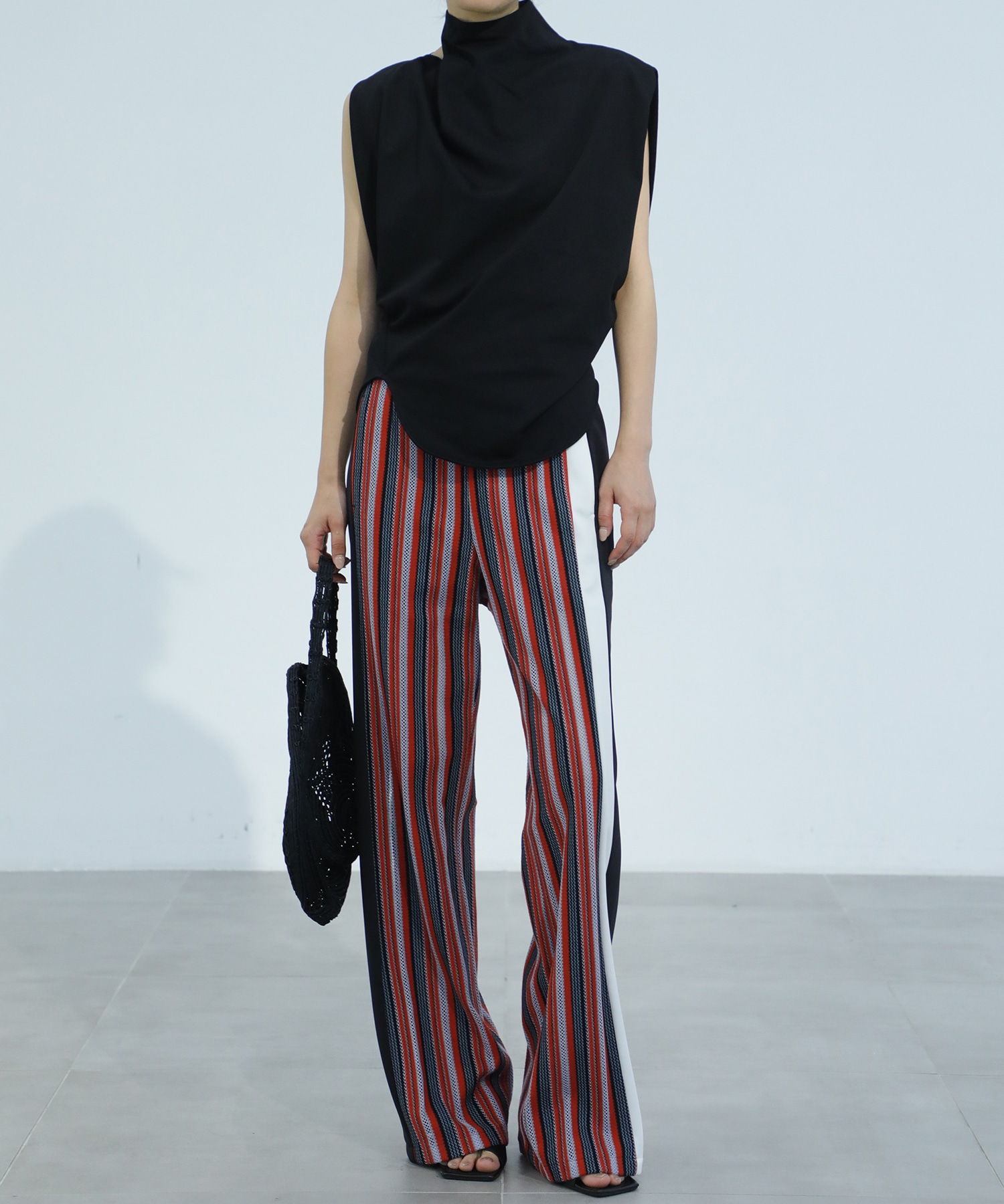 Cotton Jersey Asymmetry Top Mame Kurogouchi