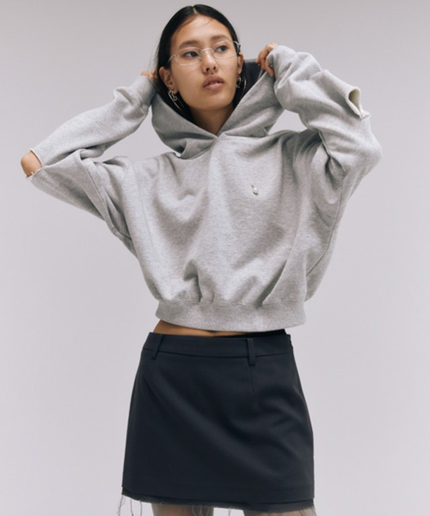 SLIT SHORT HOODIE JOSEMOON