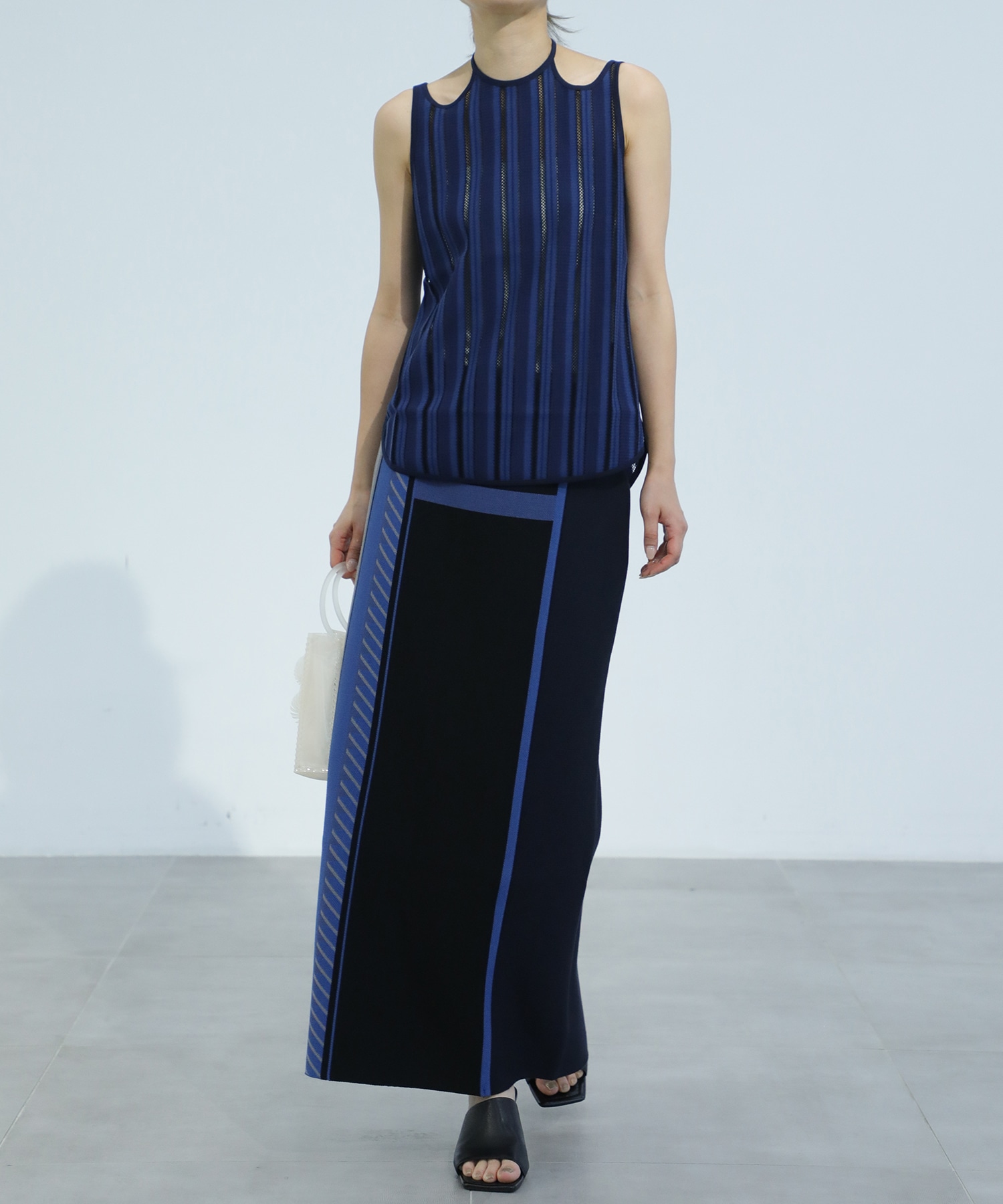 Russell Jersey Sleeveless Top Mame Kurogouchi
