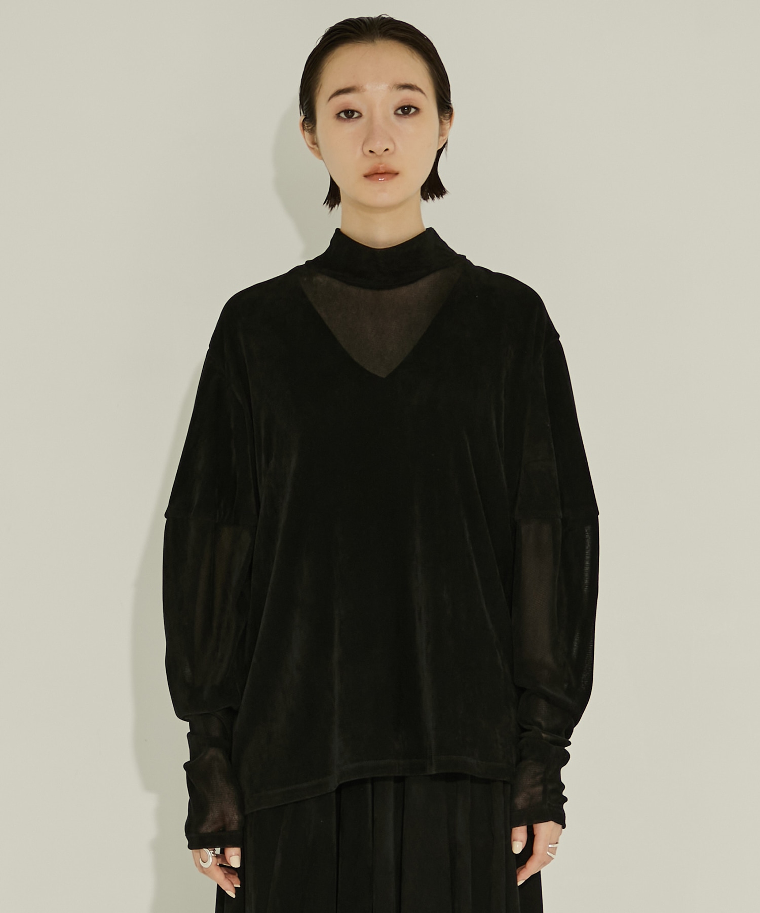 Rufina layer pullover AKIRANAKA