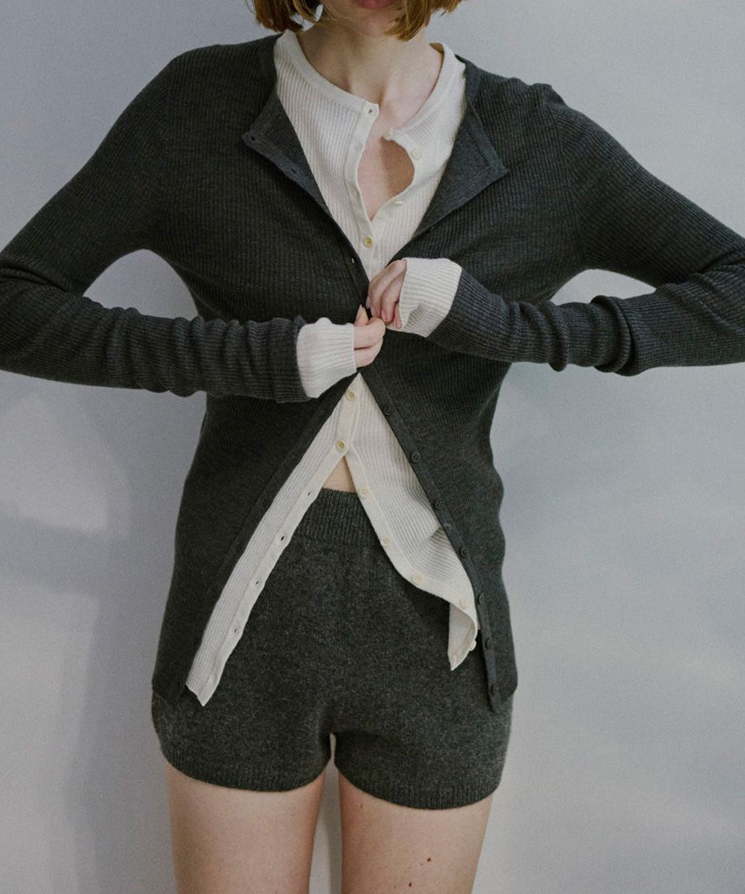 Silkwool Knit Cardigan TODAYFUL