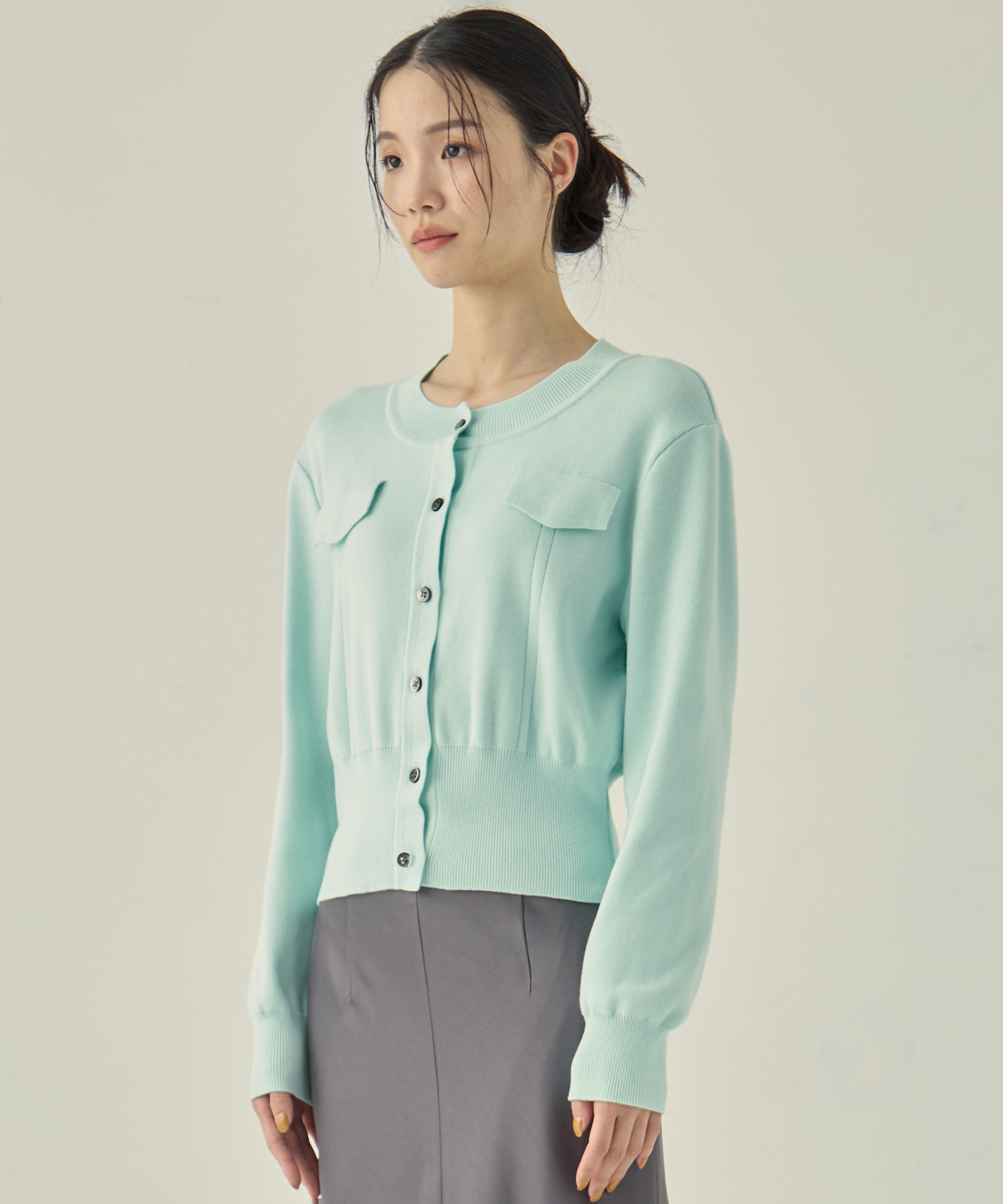 POCKET KNIT CARDIGAN STUDIOUS