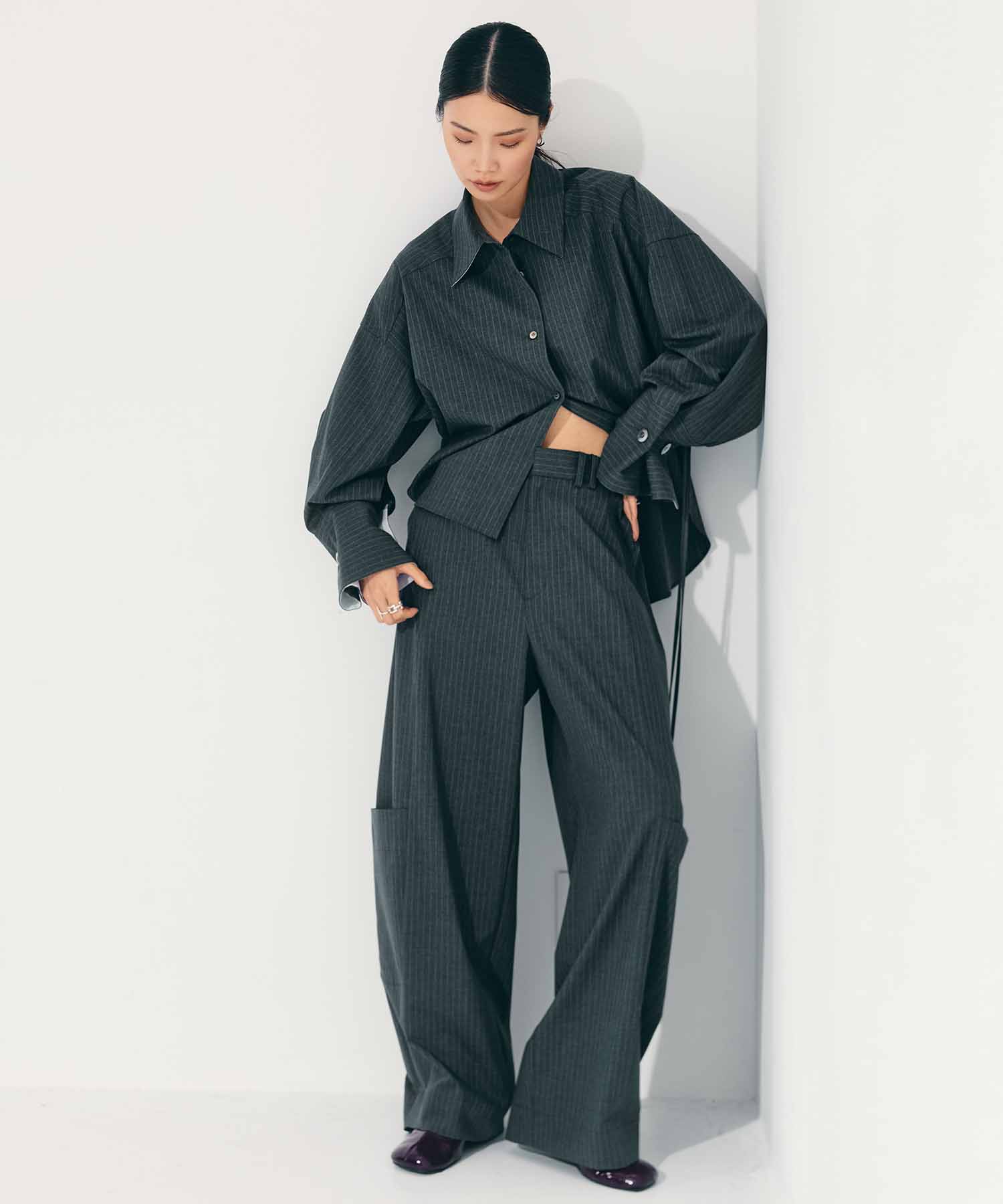 Soft Barrel Leg Cargo Trousers STUDIOUS