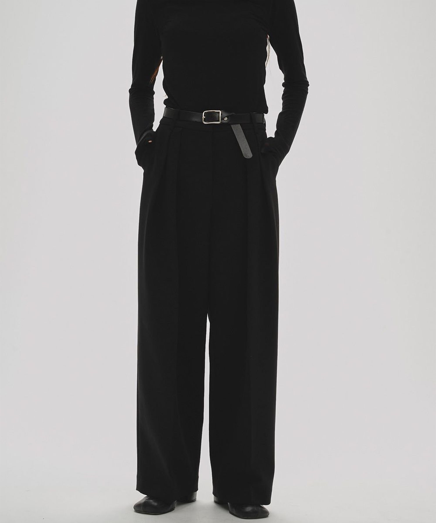 Bonding Wide Trousers TODAYFUL
